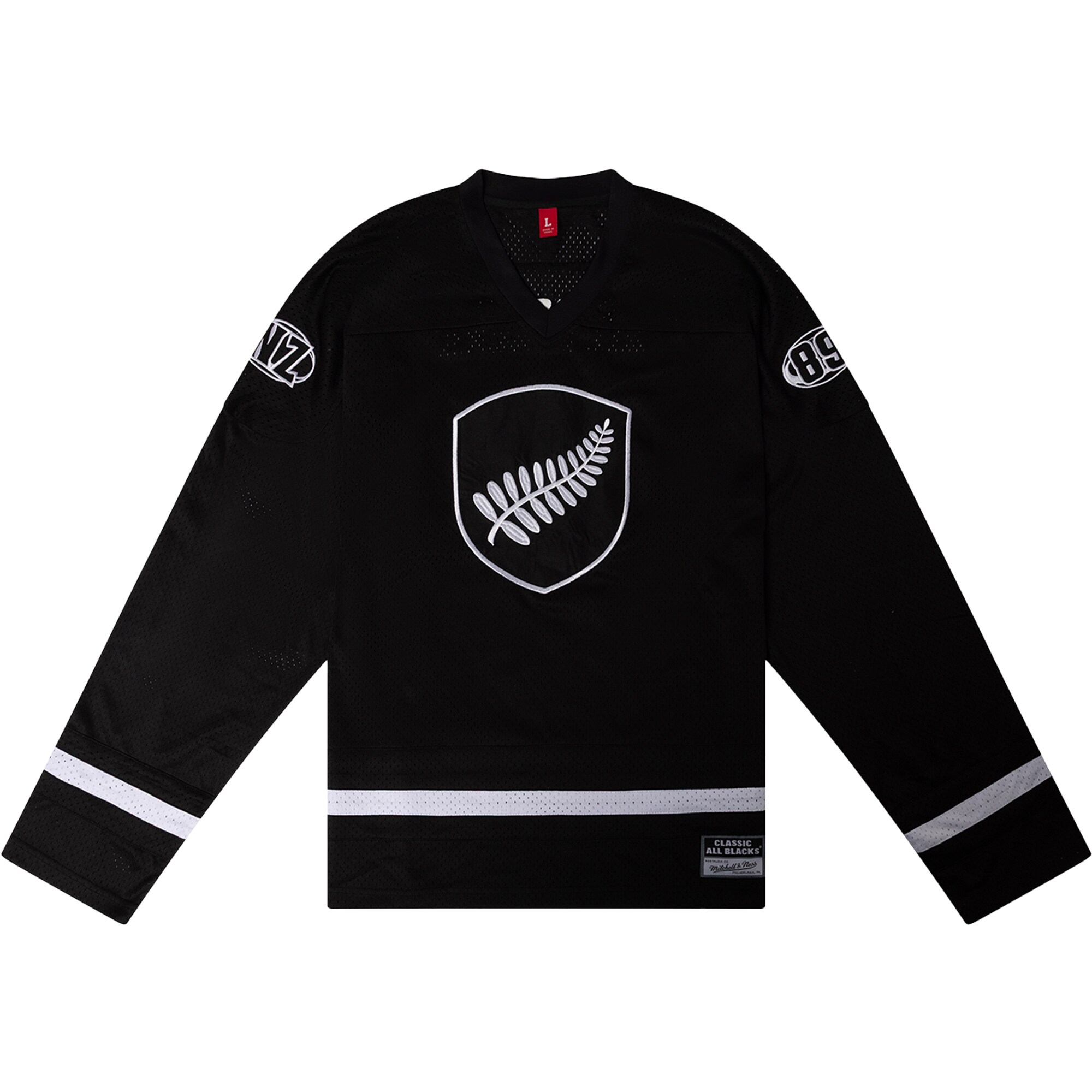 Classic All Blacks Chrome Mesh Jersey by Mitchell & Ness