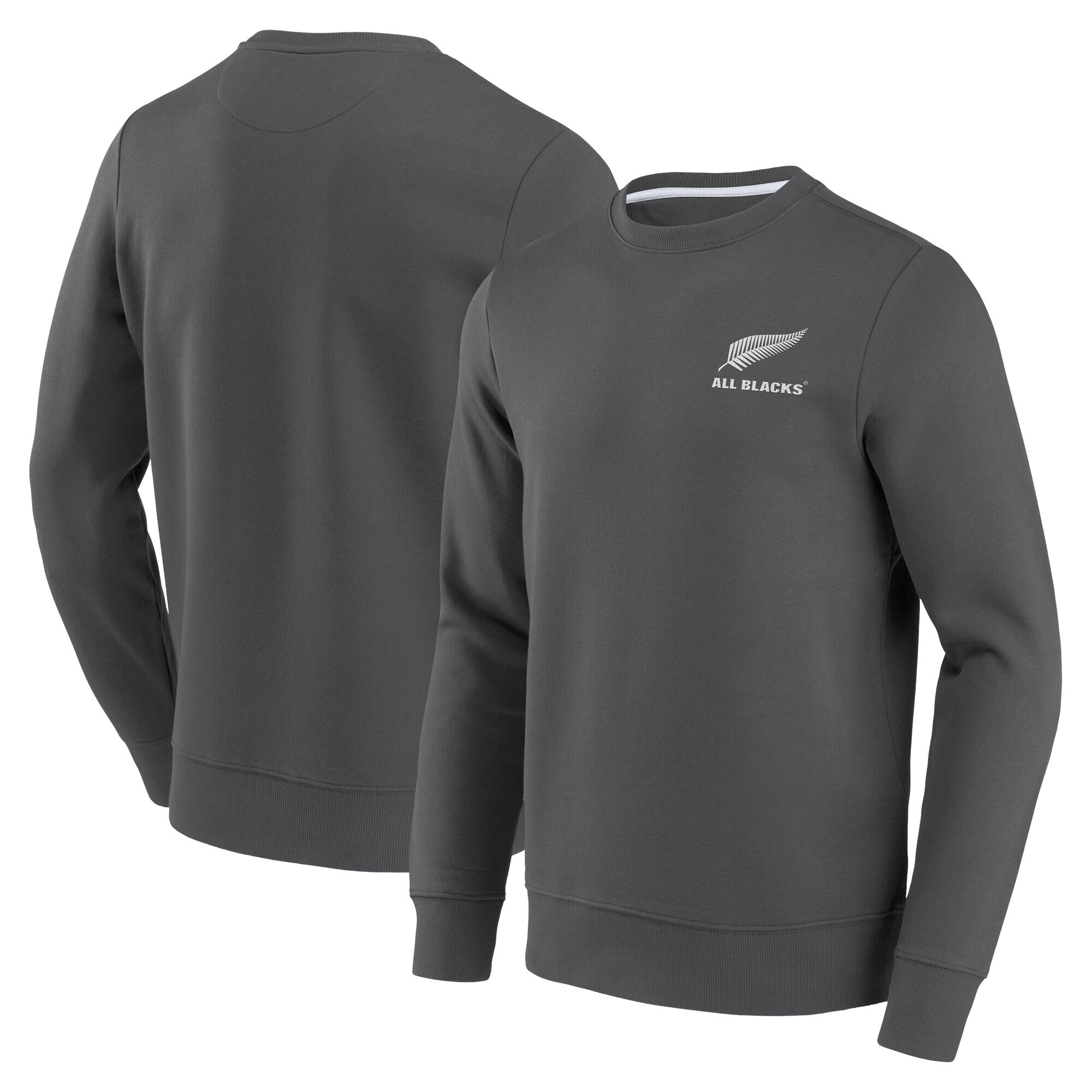 All Blacks Essentials Crew Sweatshirt - Charcoal Grey