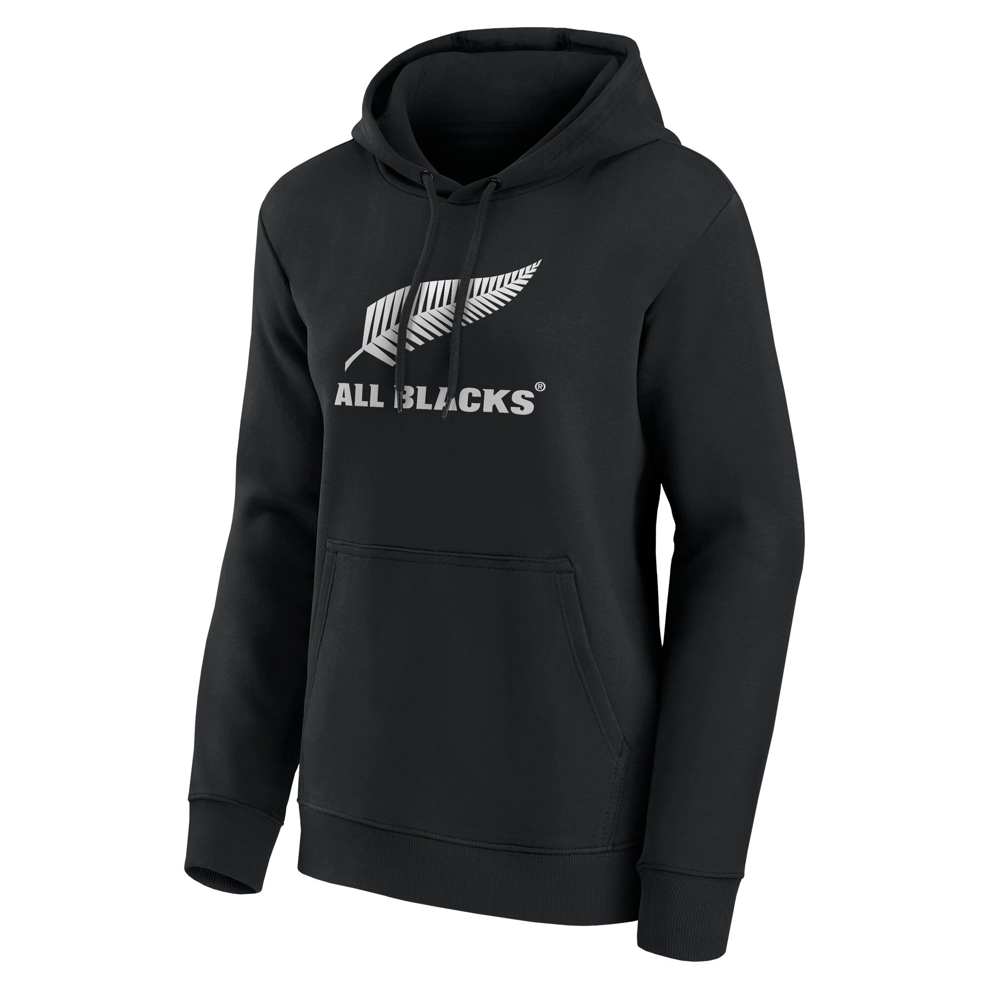 All Blacks Primary Logo Graphic Hoodie - Black - Womens