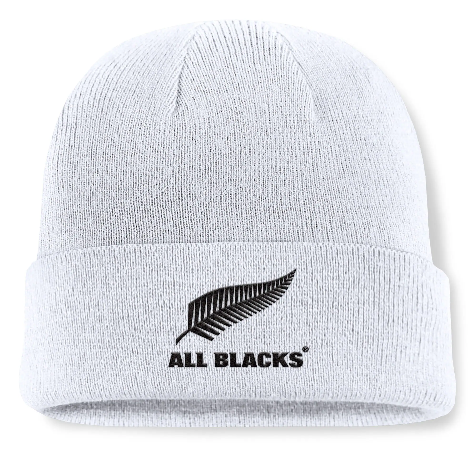 All Blacks Core Cuff Beanie - White