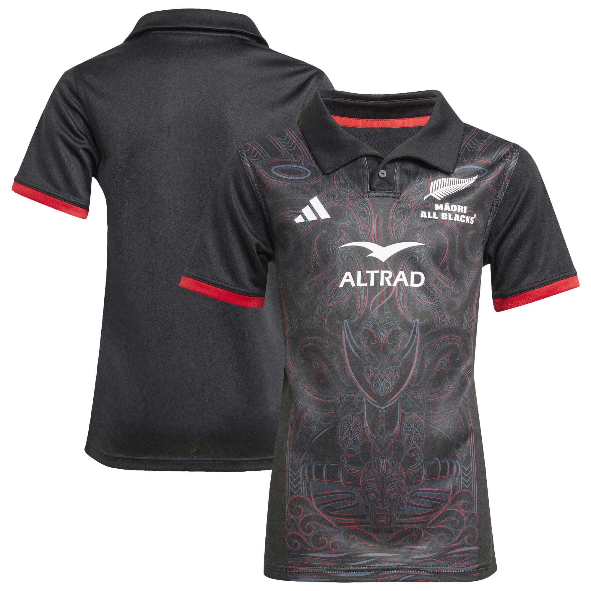 Maori All Blacks adidas Home Jersey - Youth