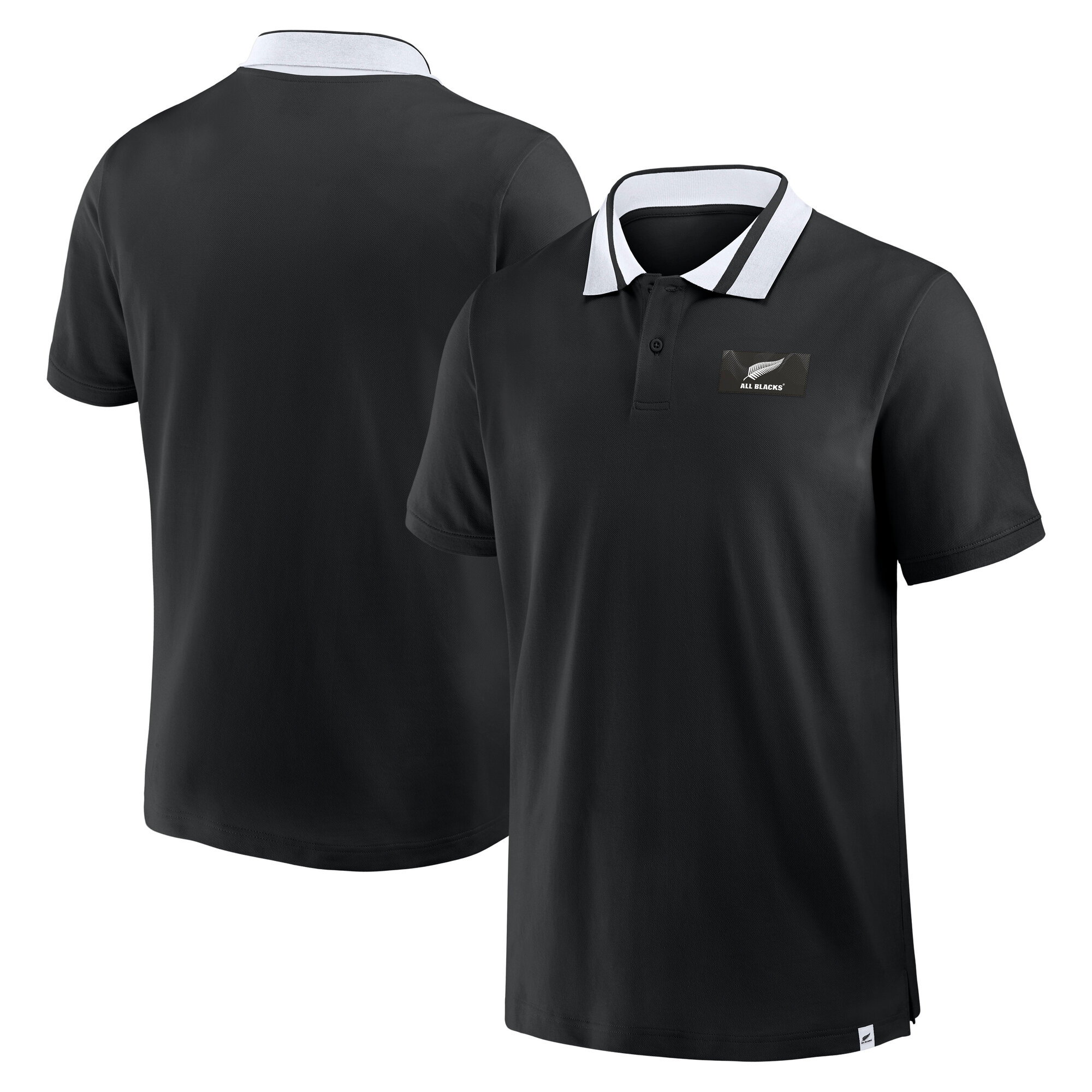 All Blacks Tipped Polo - Black