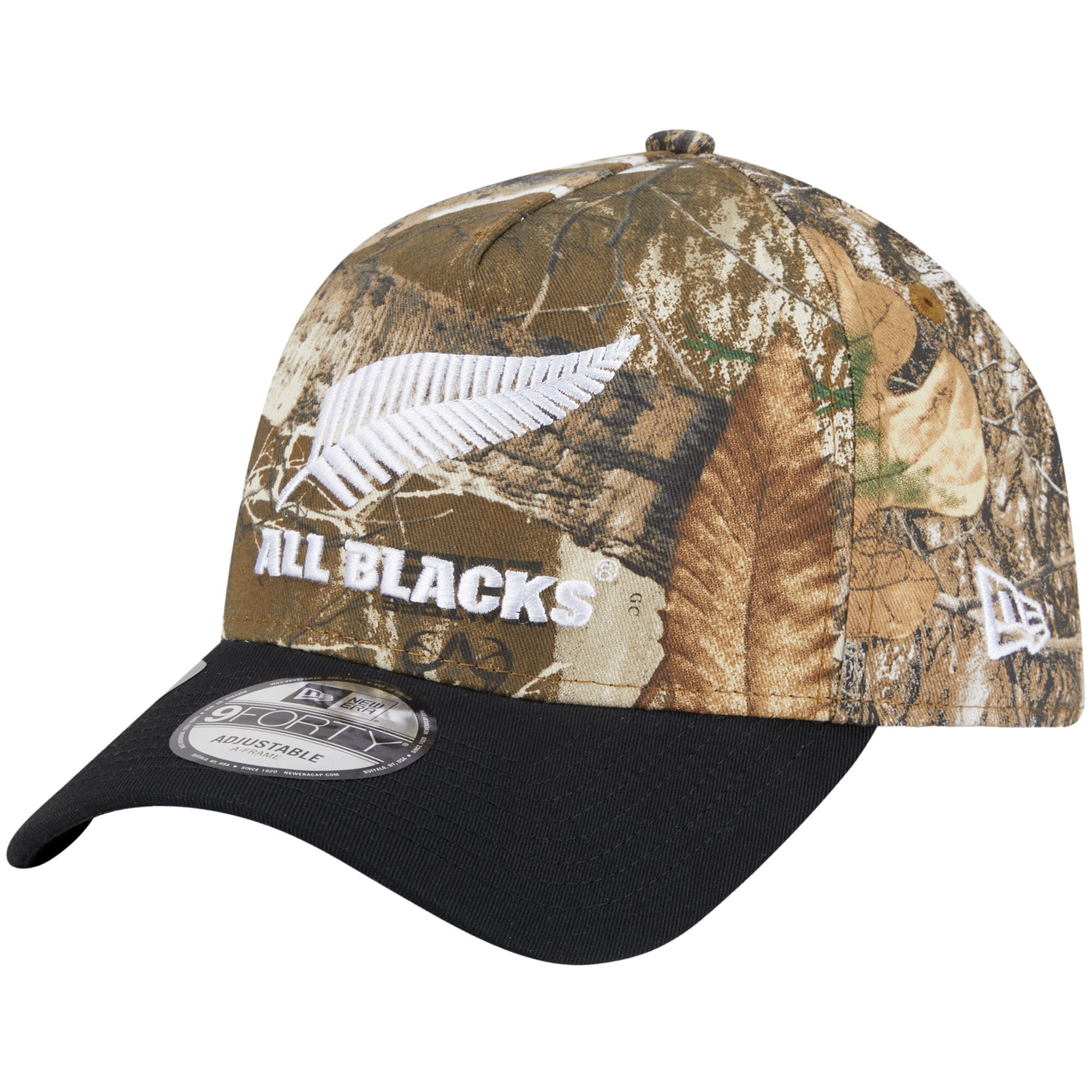 All Blacks New Era Real Tree 9Forty A-Frame Cap