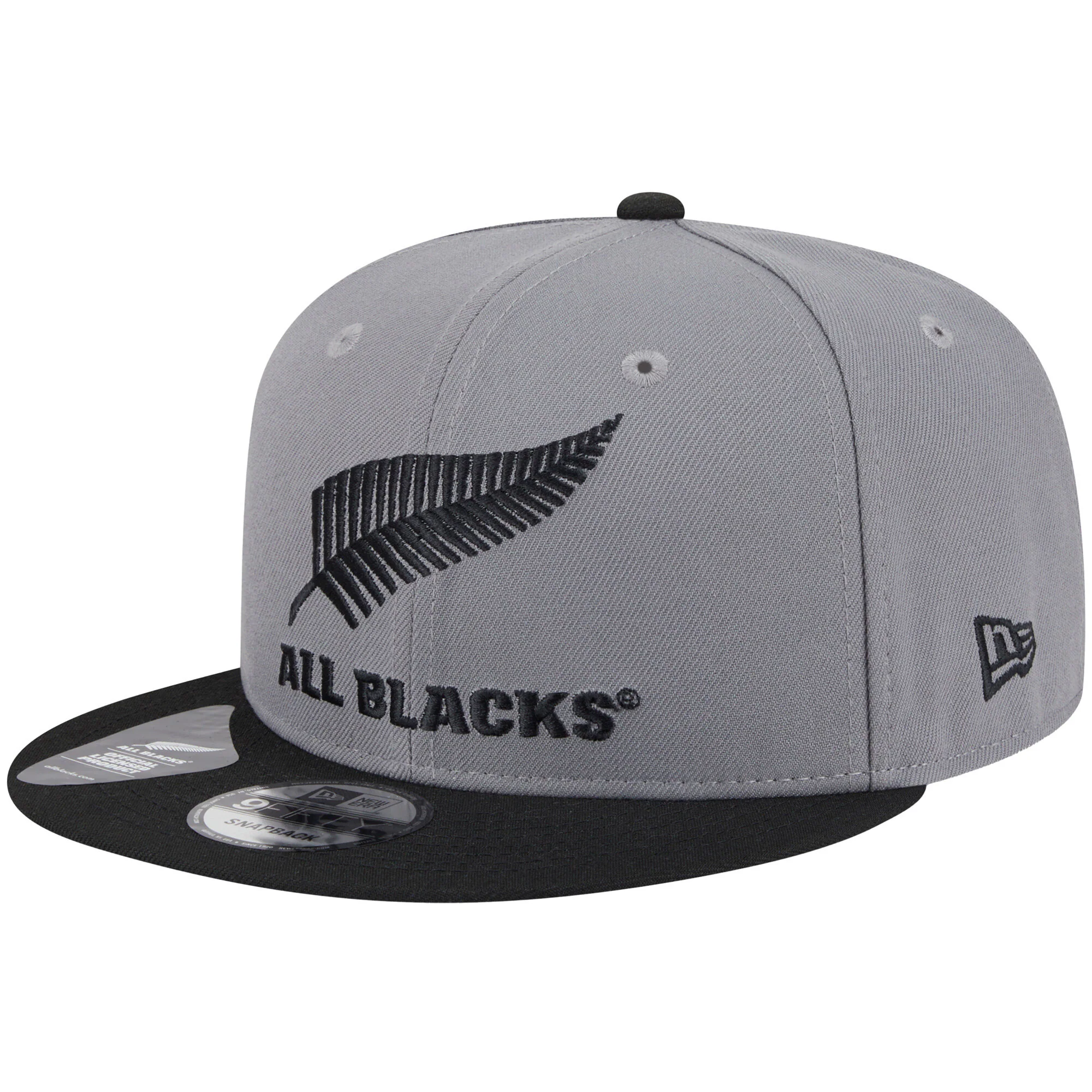 All Blacks New Era Storm Grey Two Tone 9Fifty Cap
