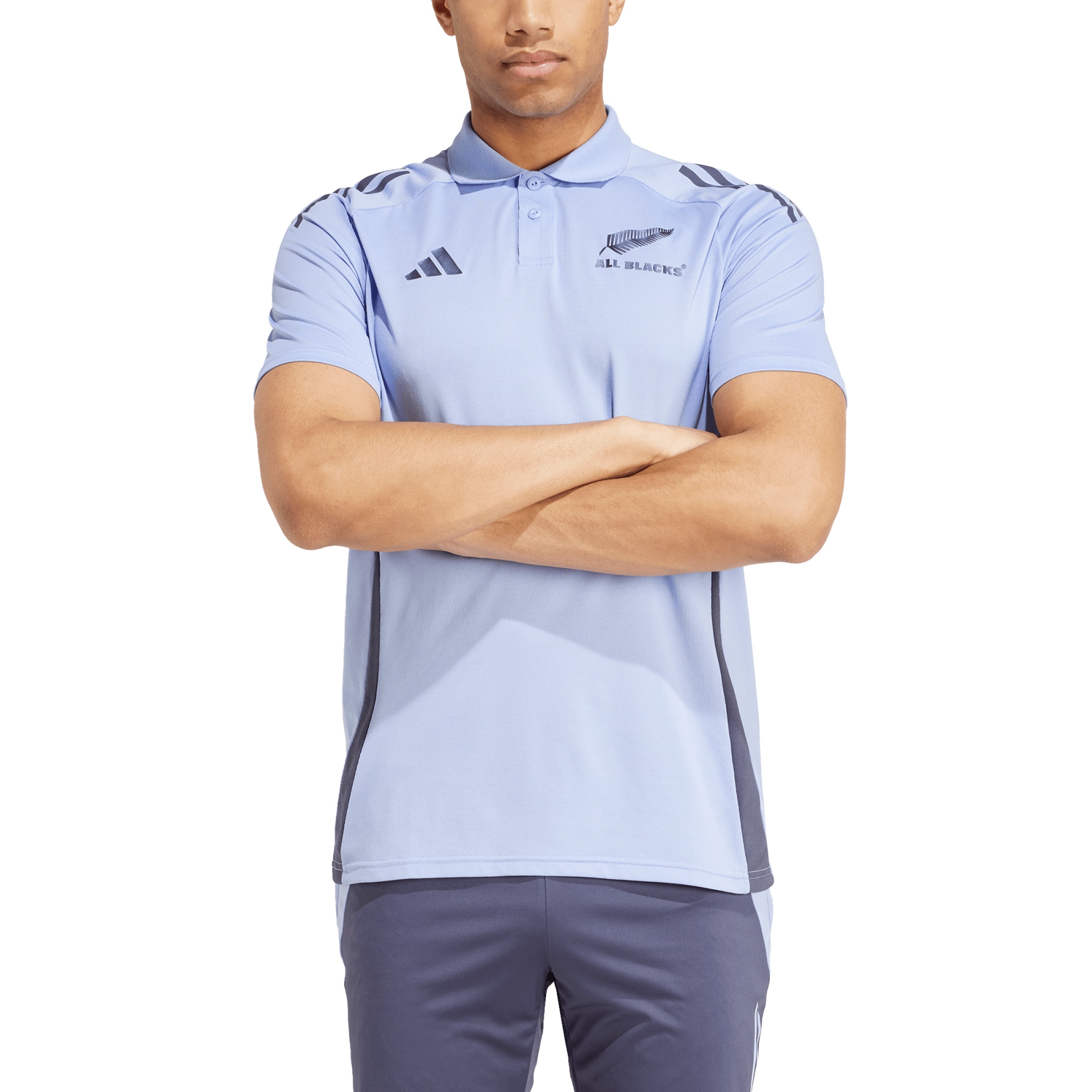 All Blacks 2024/25 adidas Polo Shirt - Blue