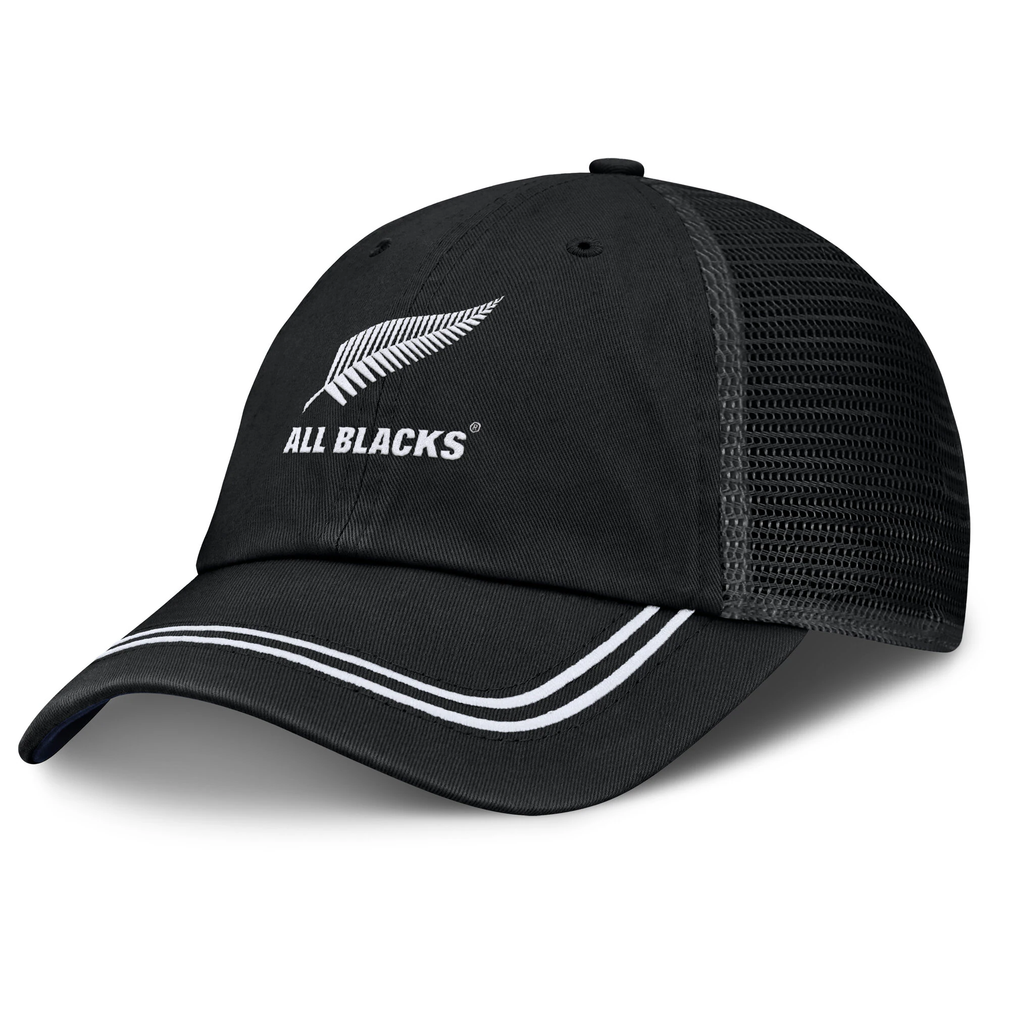 All Blacks Advantage Adjustable Mesh Cap - Black/White