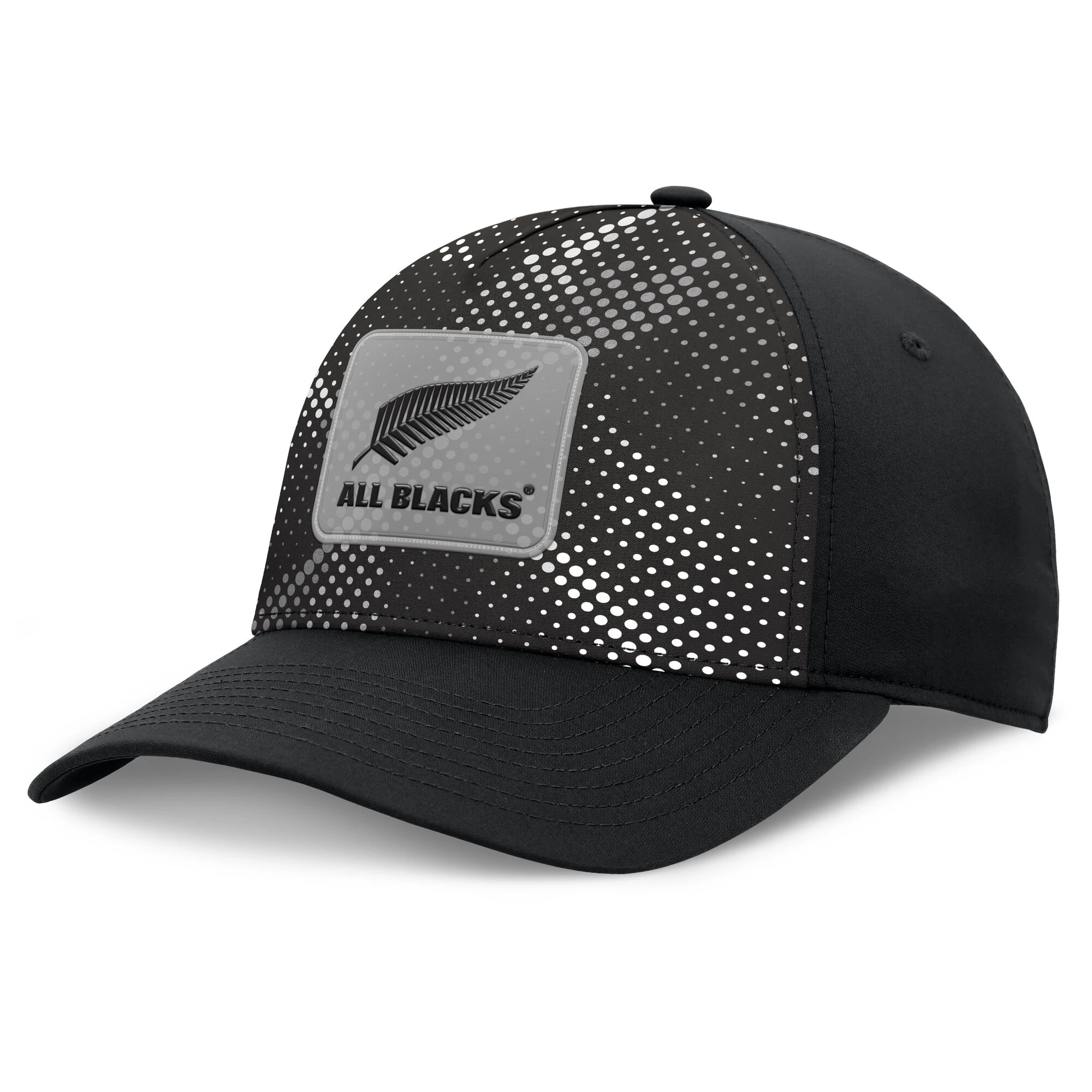 All Blacks Wilding Structured Midcrown Stretch Cap - Black