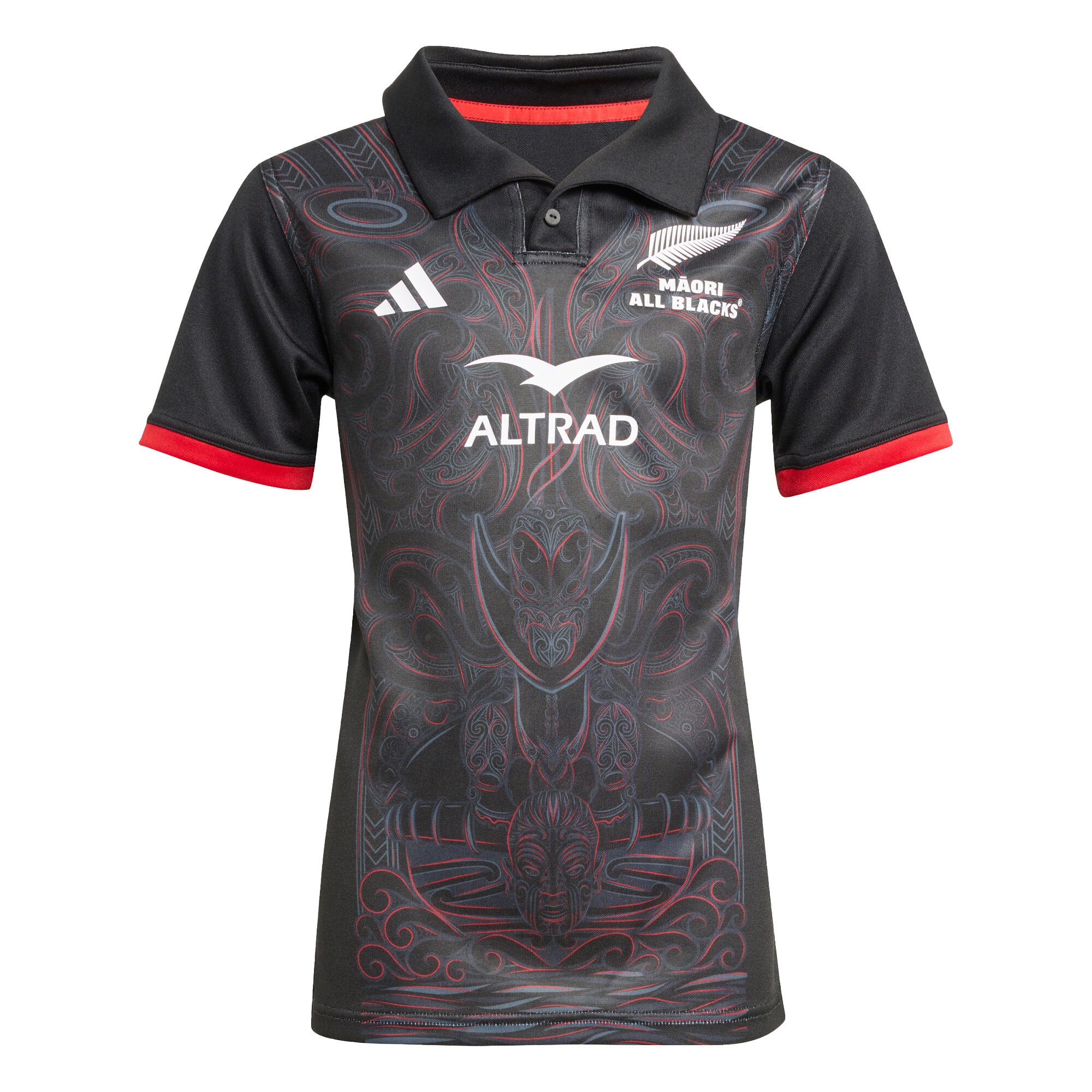 Maori All Blacks adidas Home Jersey - Youth
