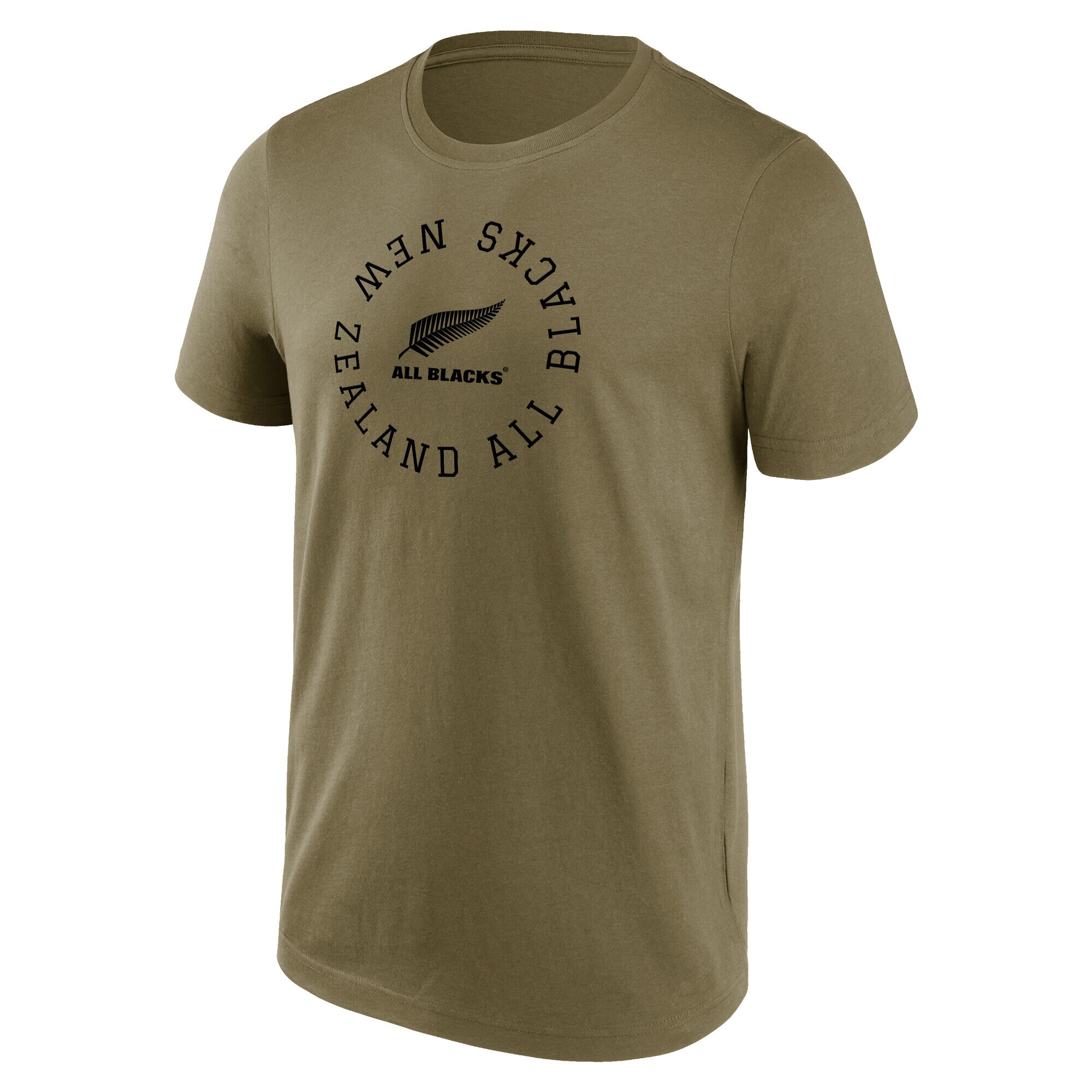 All Blacks Loop Logo Graphic T-Shirt - Khaki