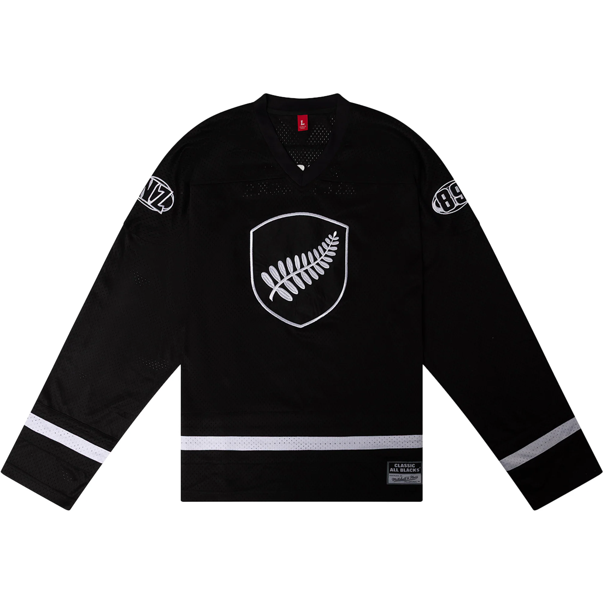 Classic All Blacks Chrome Mesh Jersey by Mitchell & Ness