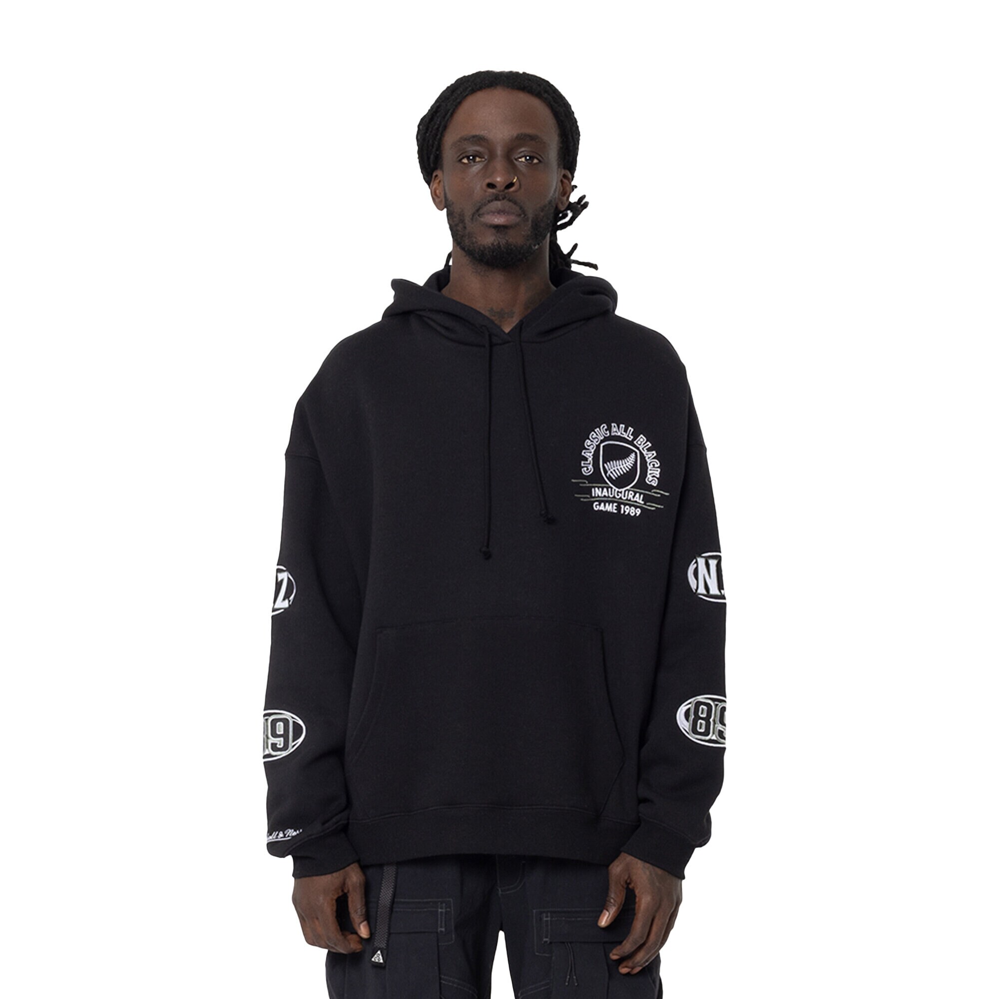 Classic All Blacks Inaugural Hoodie by Mitchell & Ness