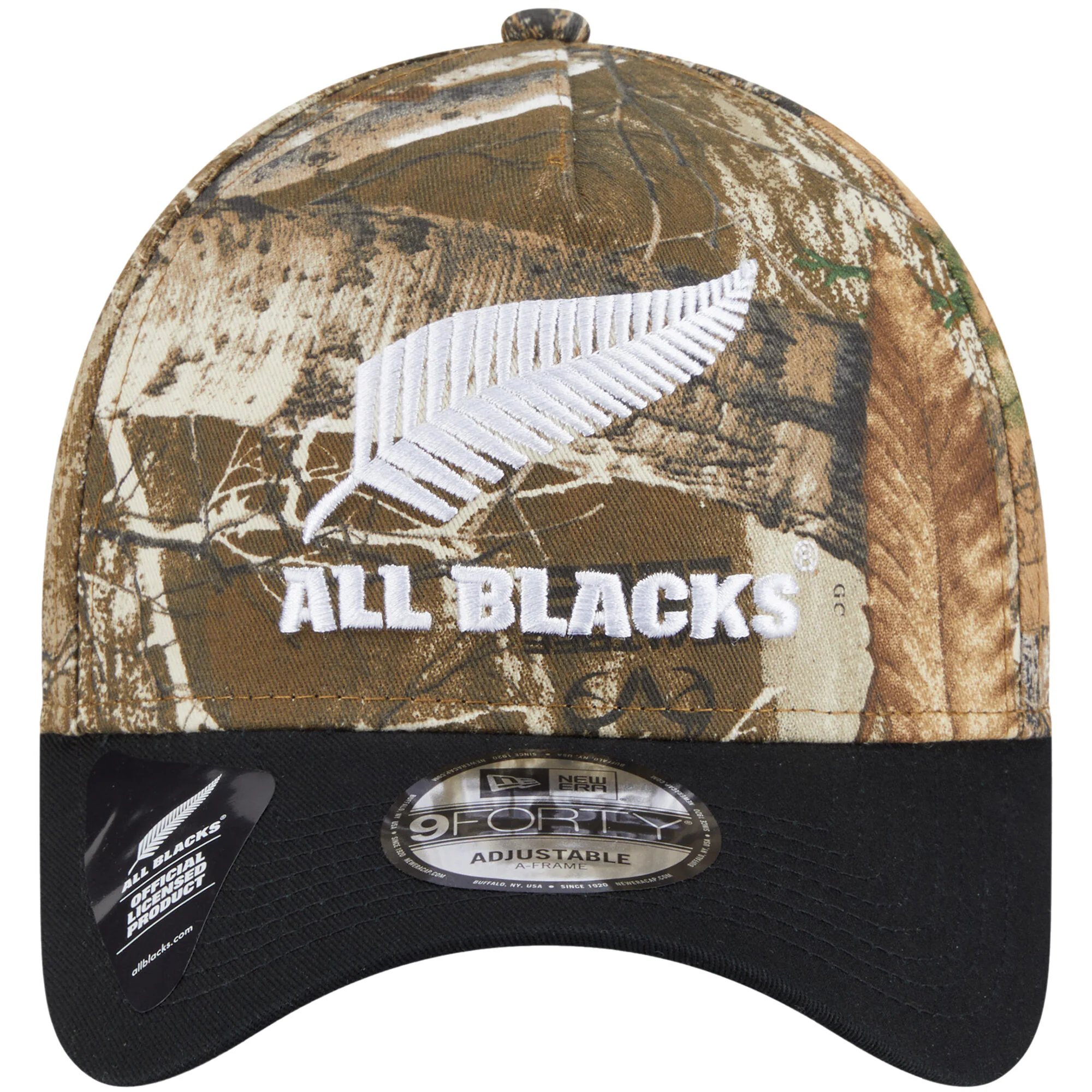 All Blacks New Era Real Tree 9Forty A-Frame Cap