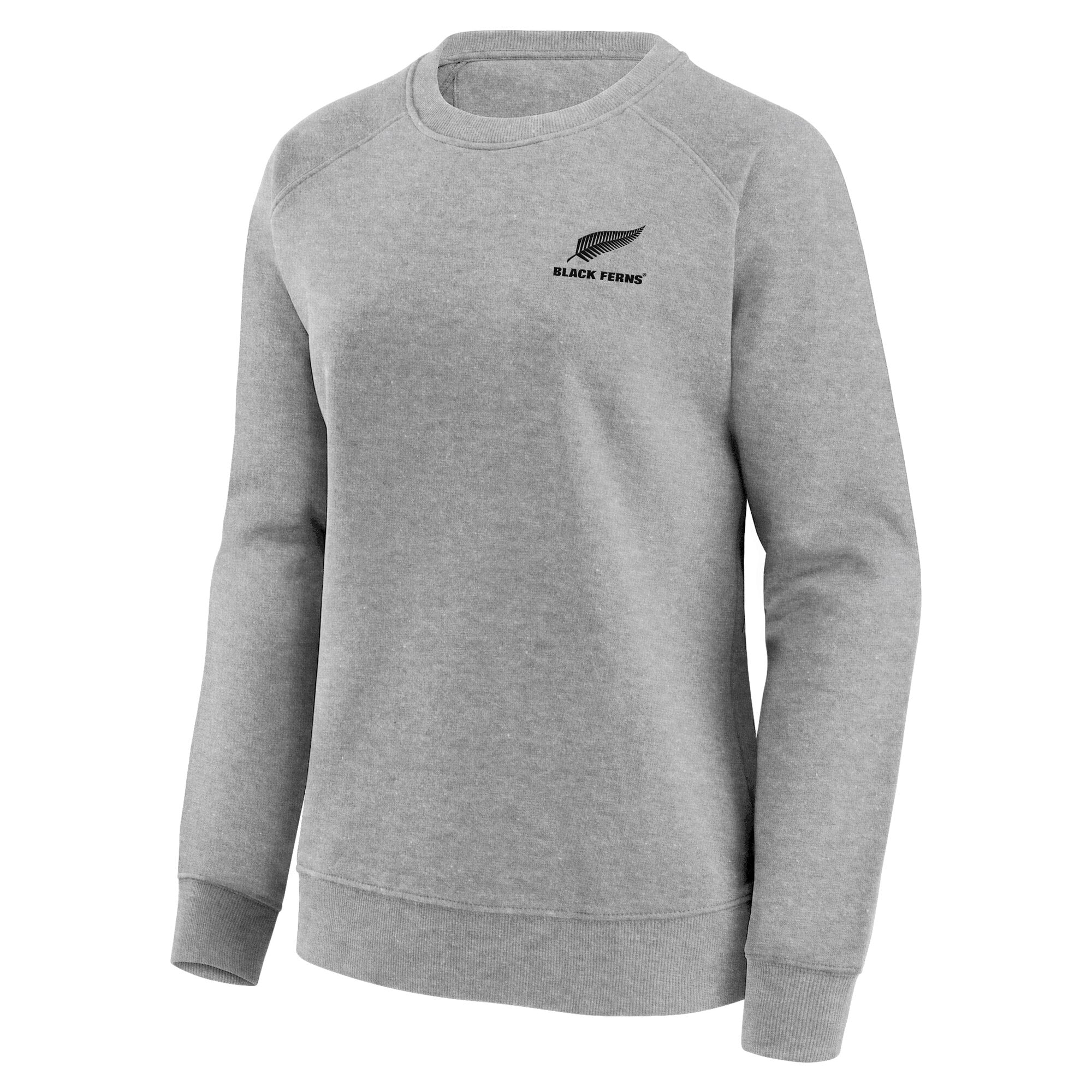Black Ferns Essentials Crew Sweatshirt - Sports Grey - Womens