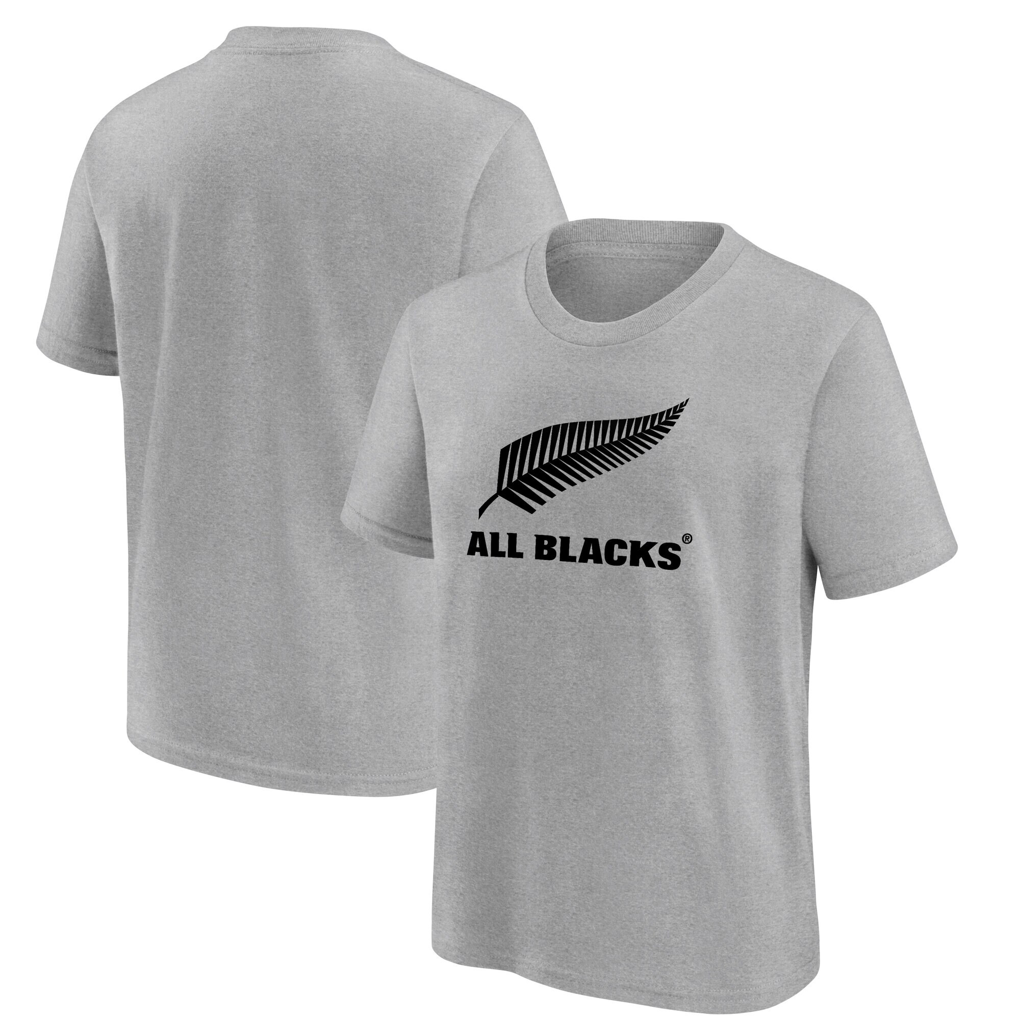 All Blacks Primary Logo Graphic T-Shirt - Sports Grey - Youth