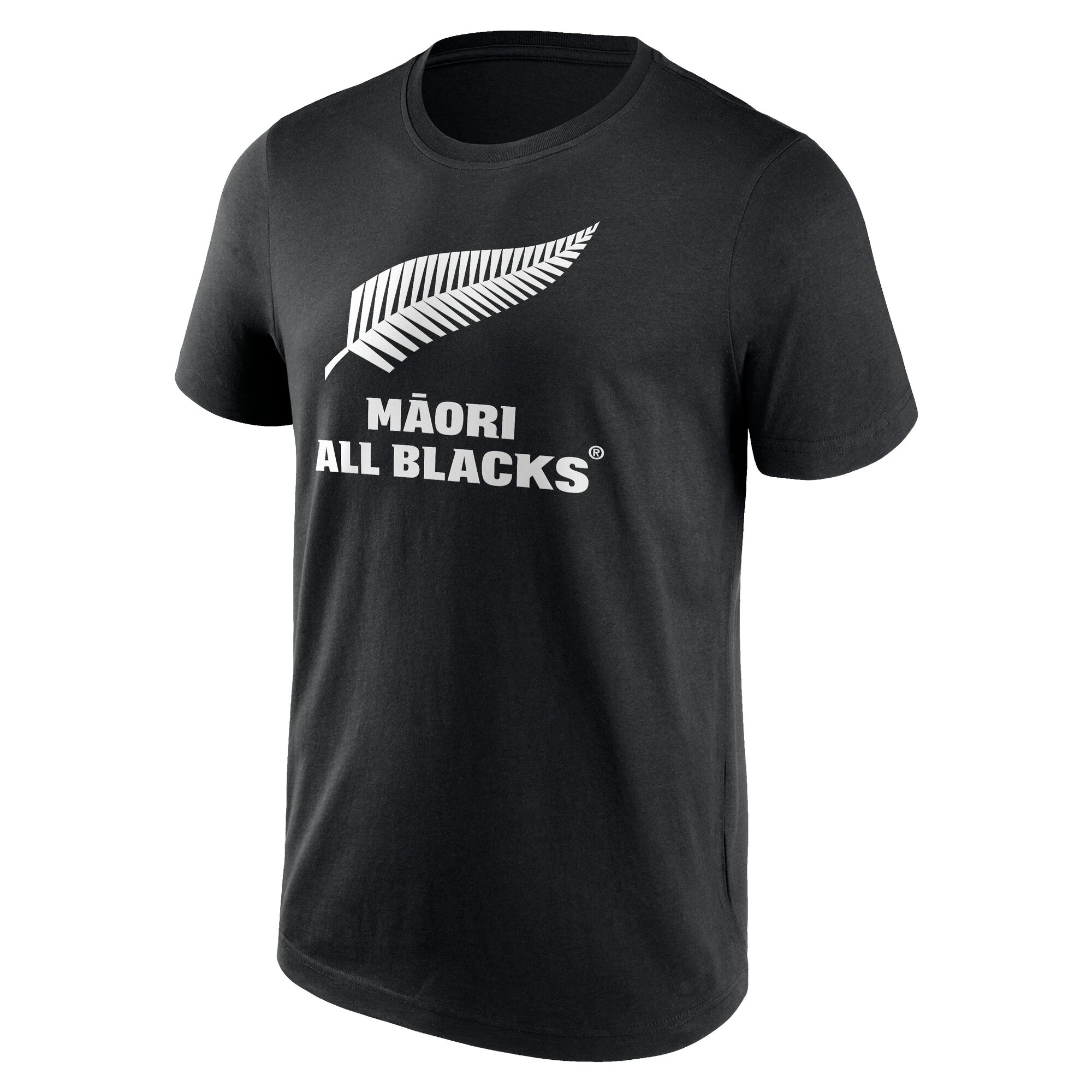 Maori All Blacks Primary Logo Graphic T-Shirt - Black