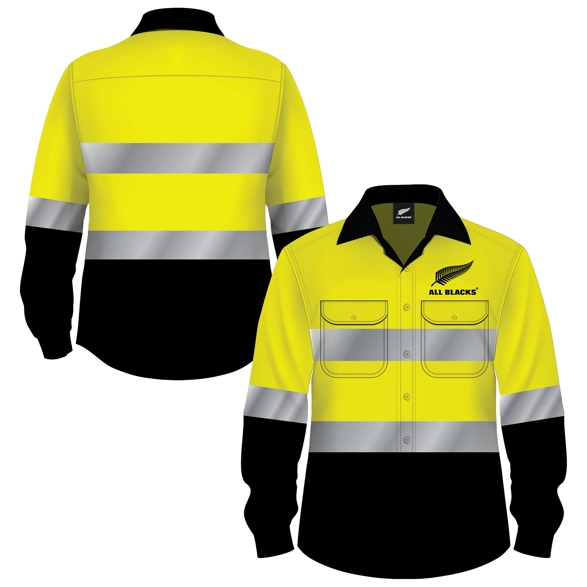 All Blacks Hi Vis Shirt