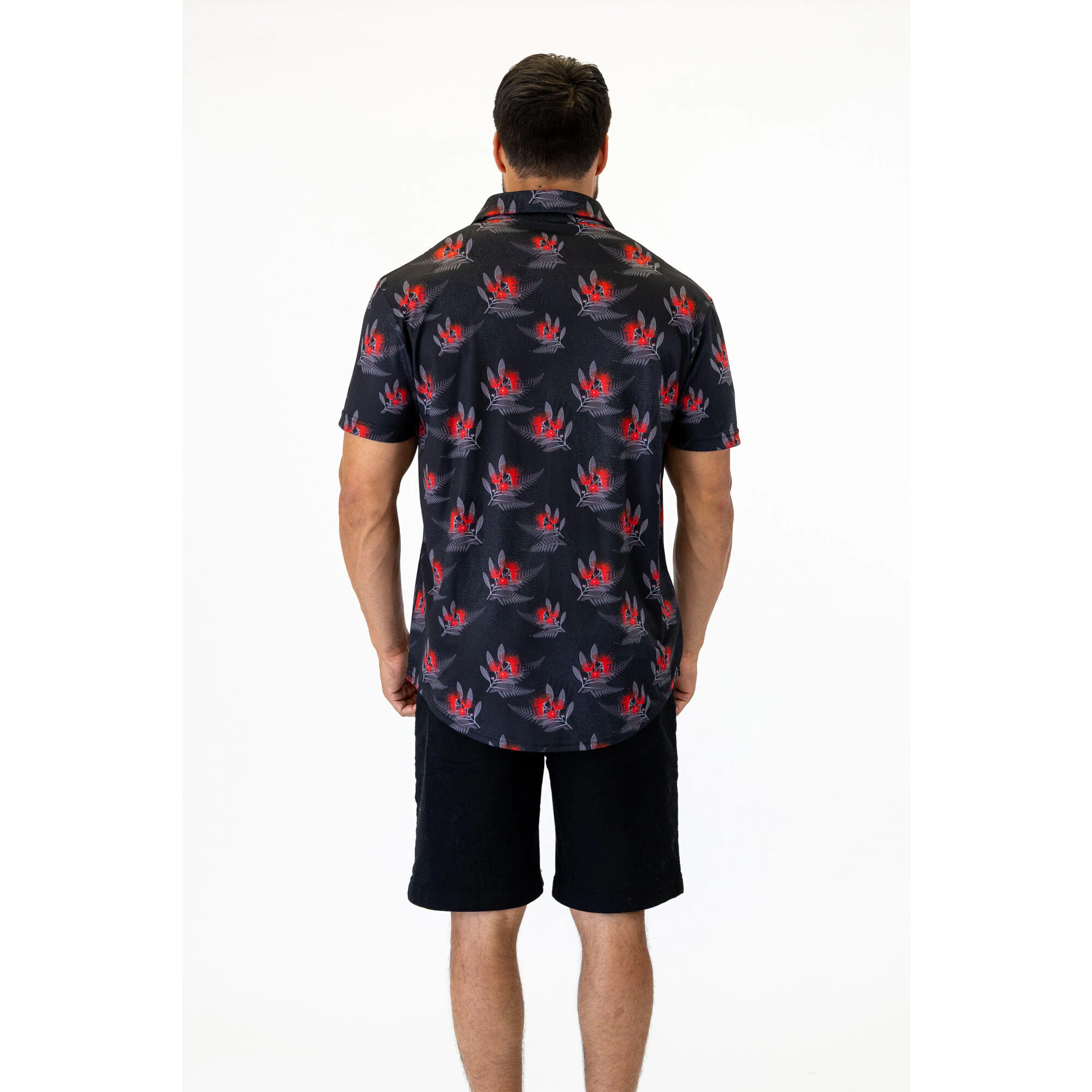 All Blacks Pohutukawa Hawaiian Shirt