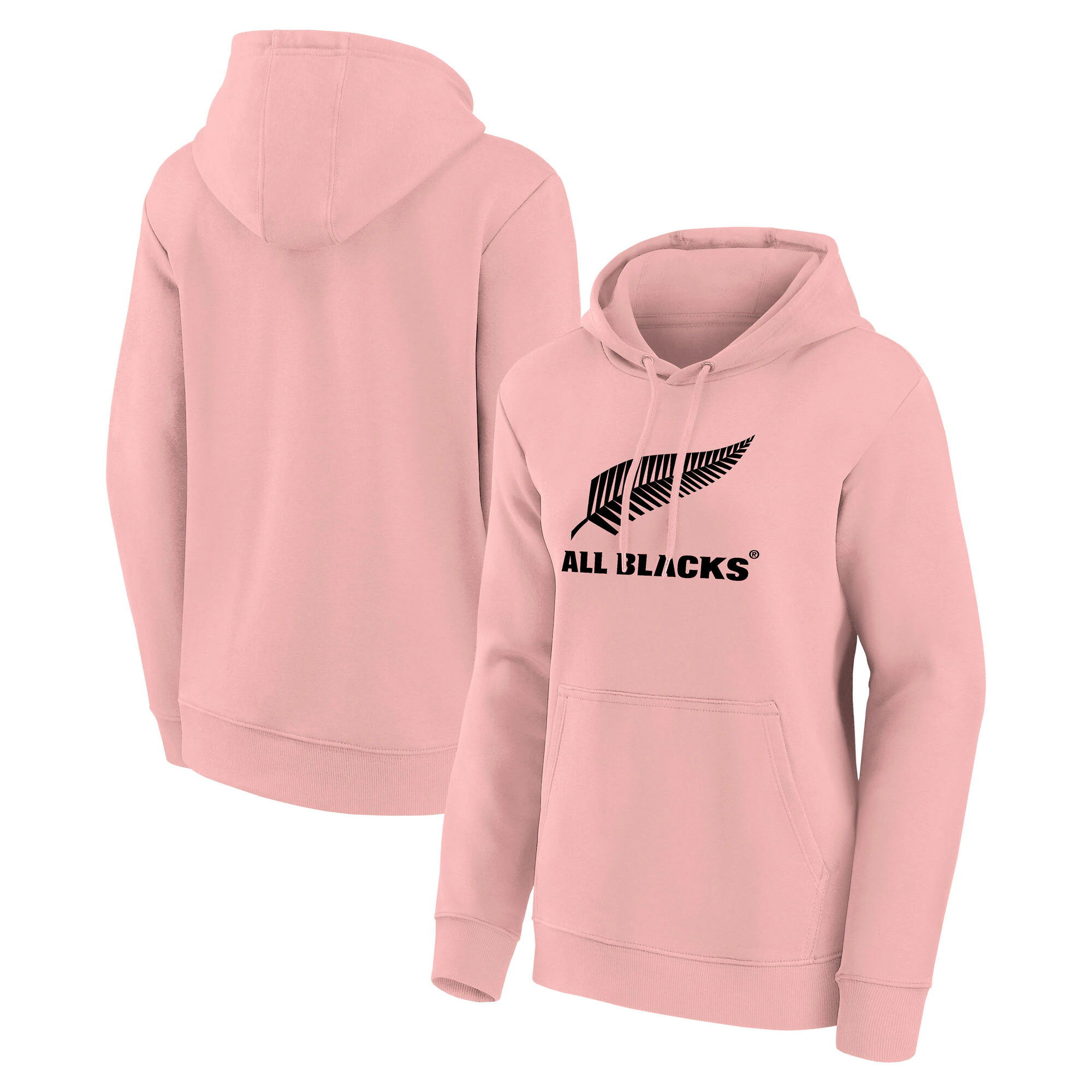 All Blacks Primary Logo Graphic Hoodie - Pink - Womens