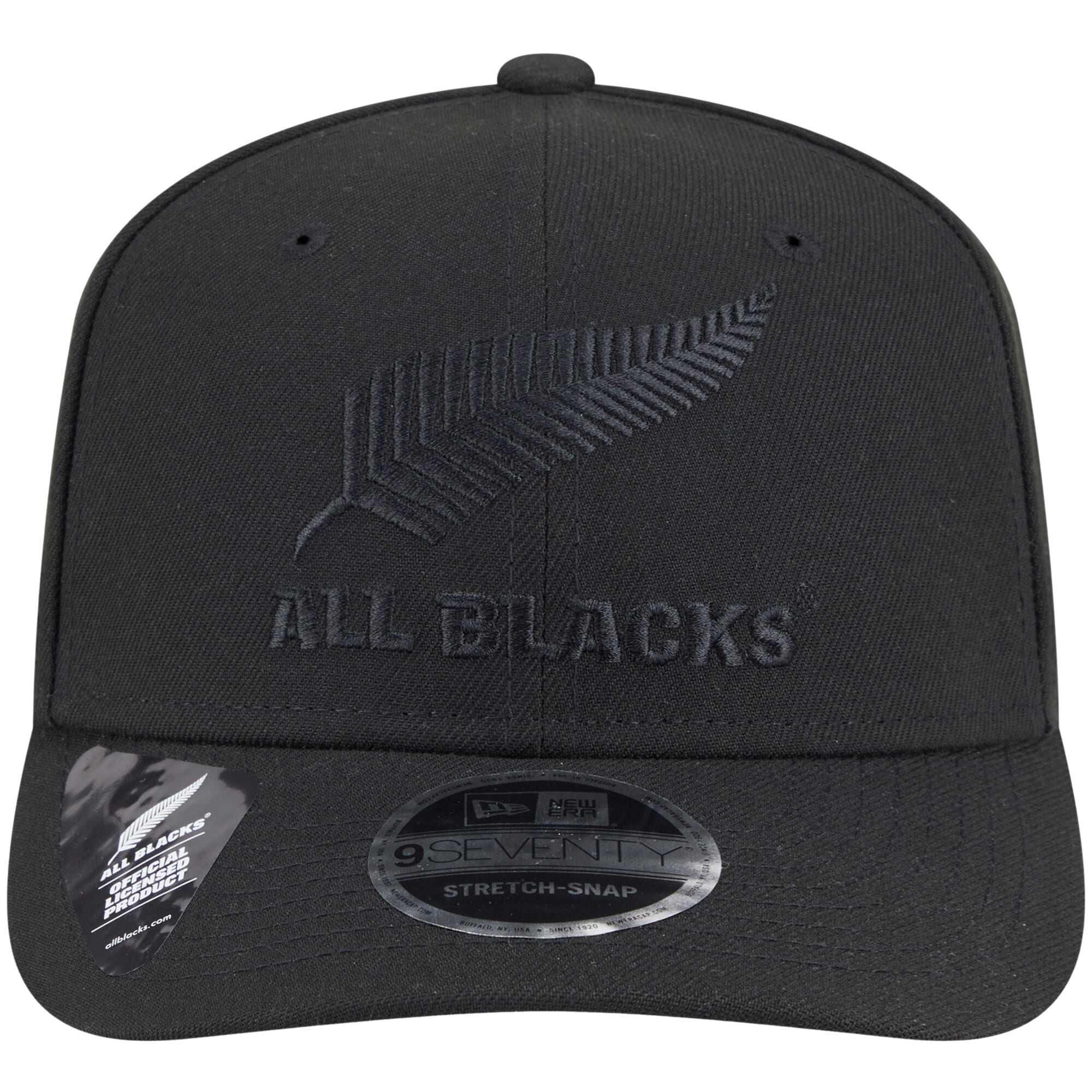 All Blacks New Era Black On Black 9Seventy Stretch Snap Cap