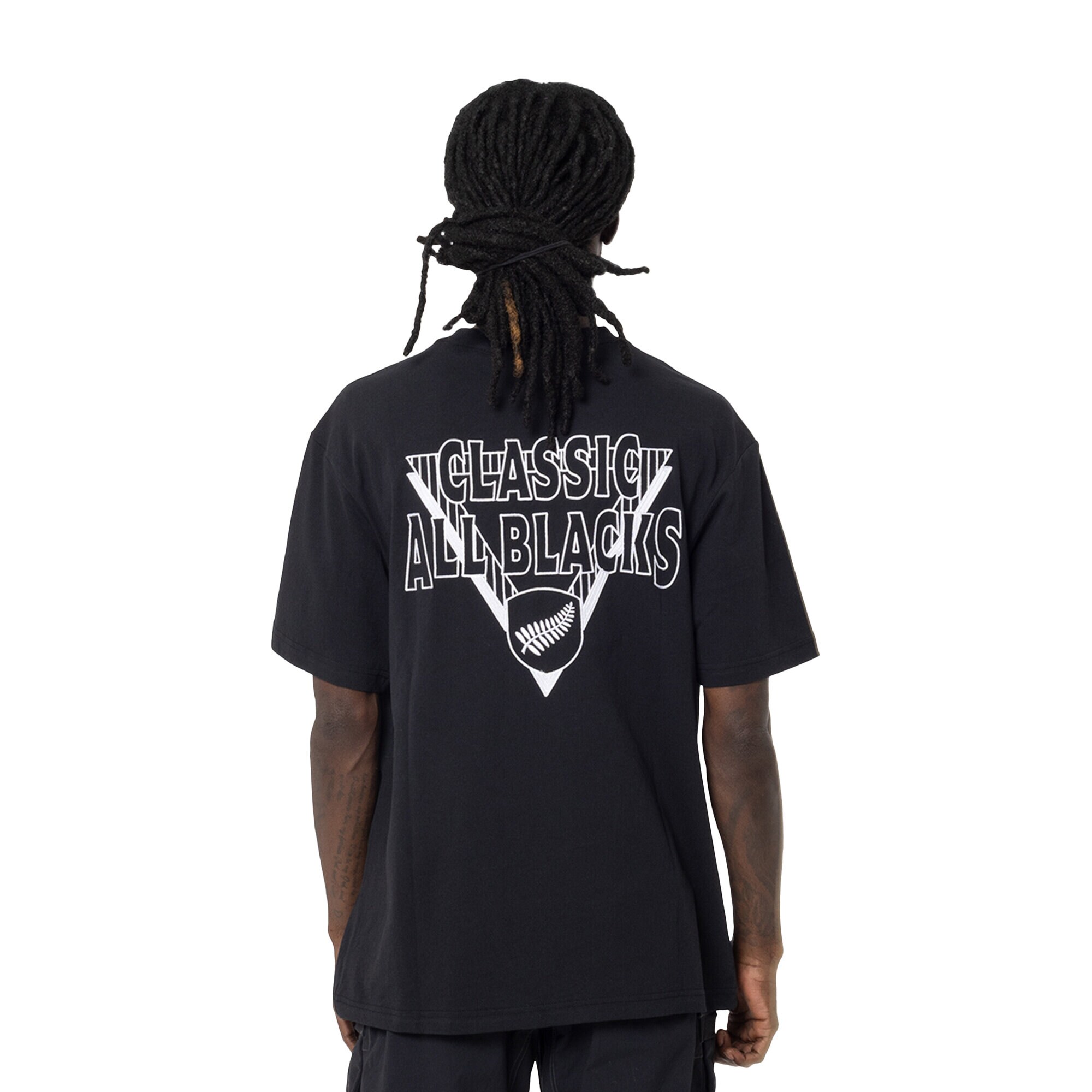 Classic All Blacks Silver Fern Tee by Mitchell & Ness