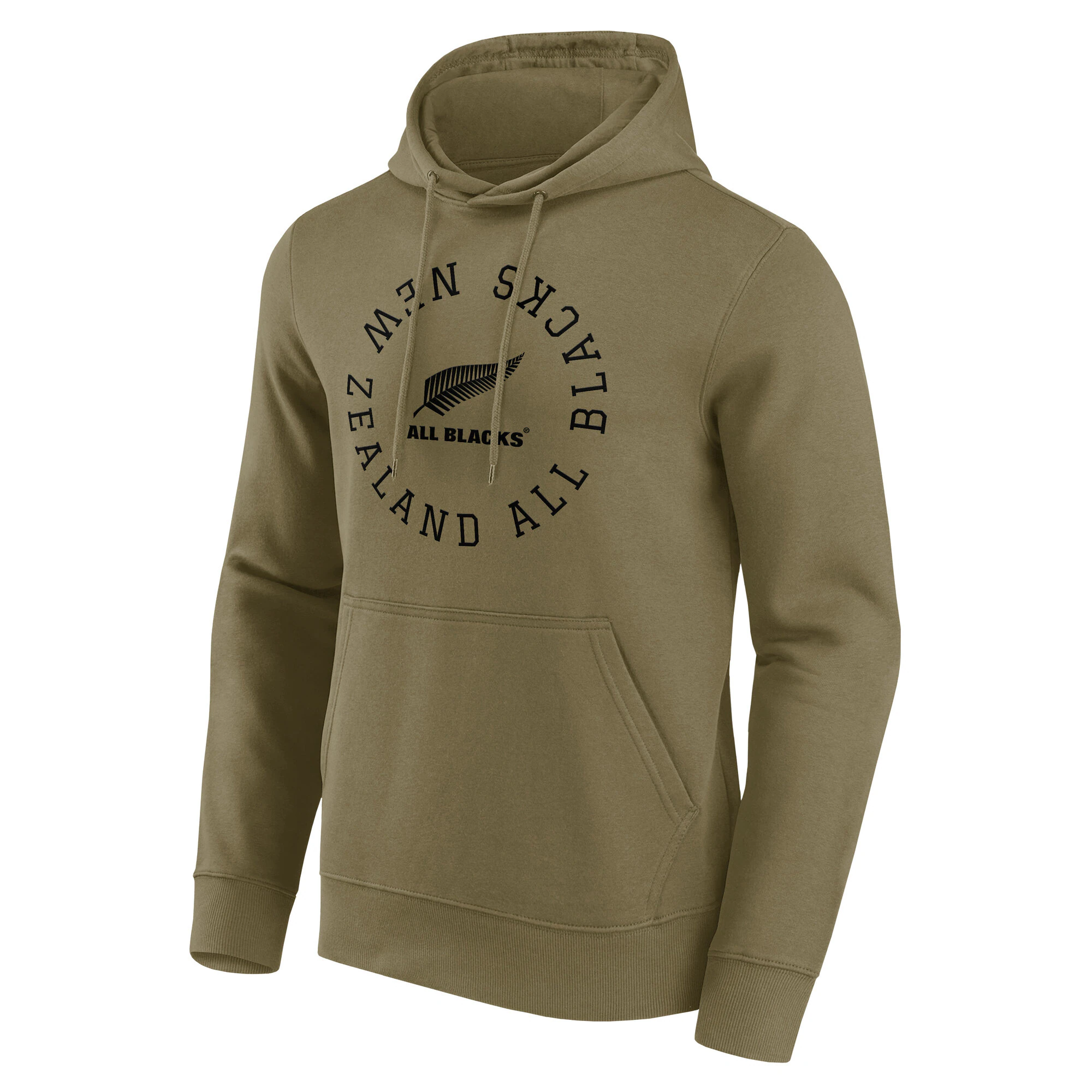 All Blacks Loop Logo Graphic Hoodie - Khaki
