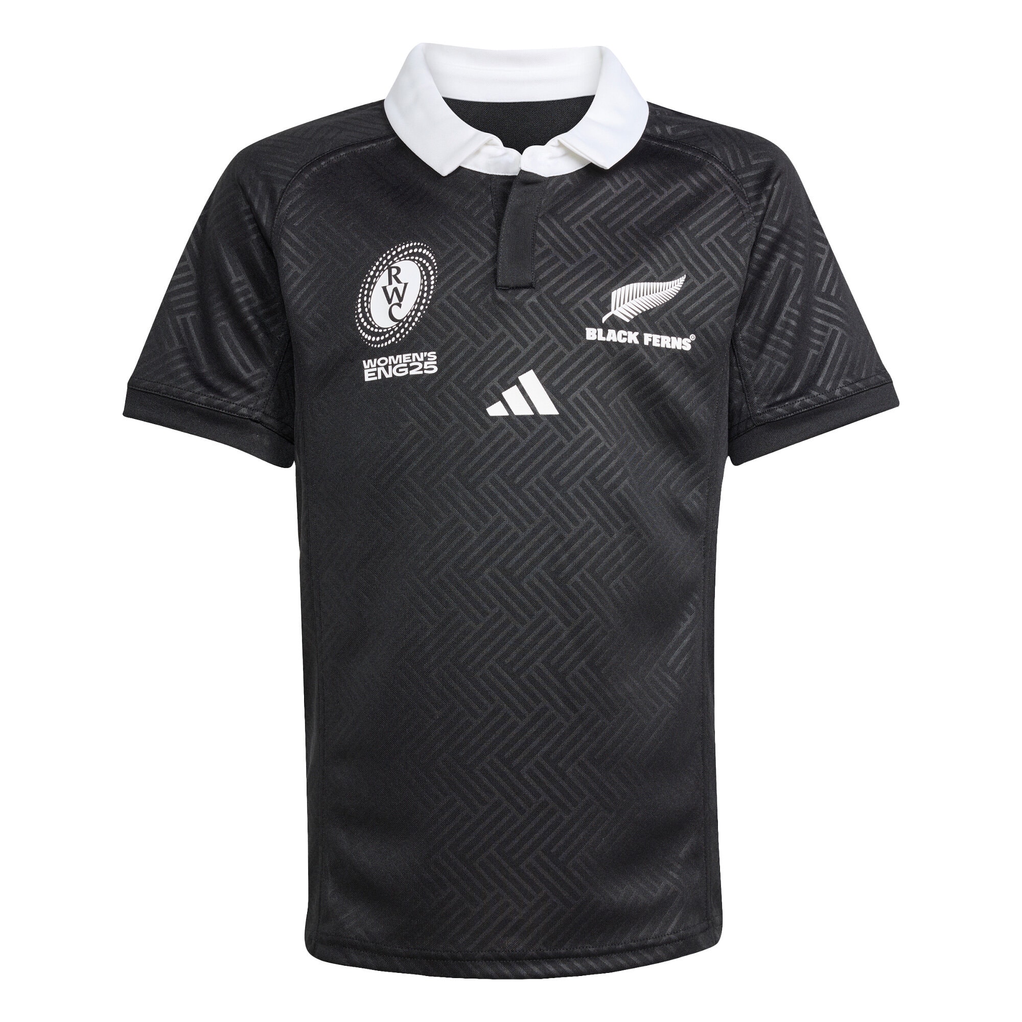 Black Ferns adidas Rugby World Cup Home Jersey - Kids