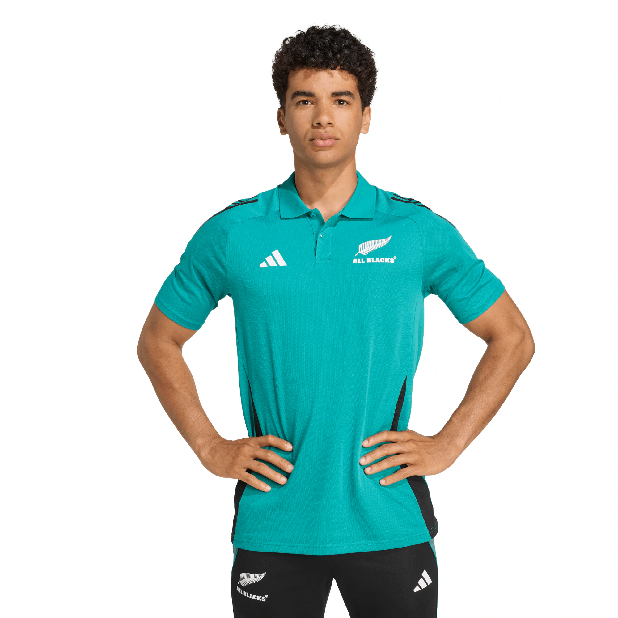 All Blacks Adidas Training Polo