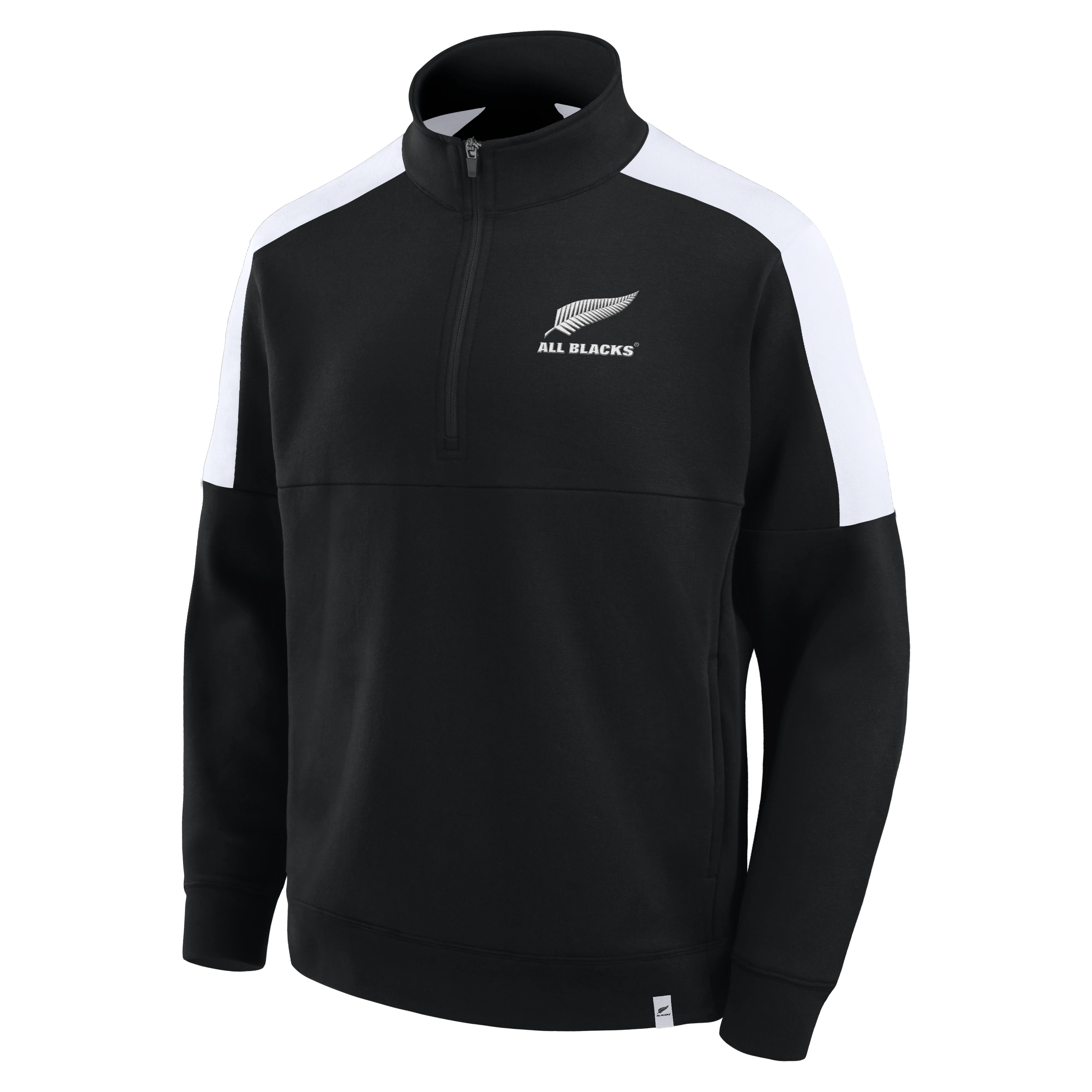 All Blacks Classics Half Zip Sweat Top - Mens