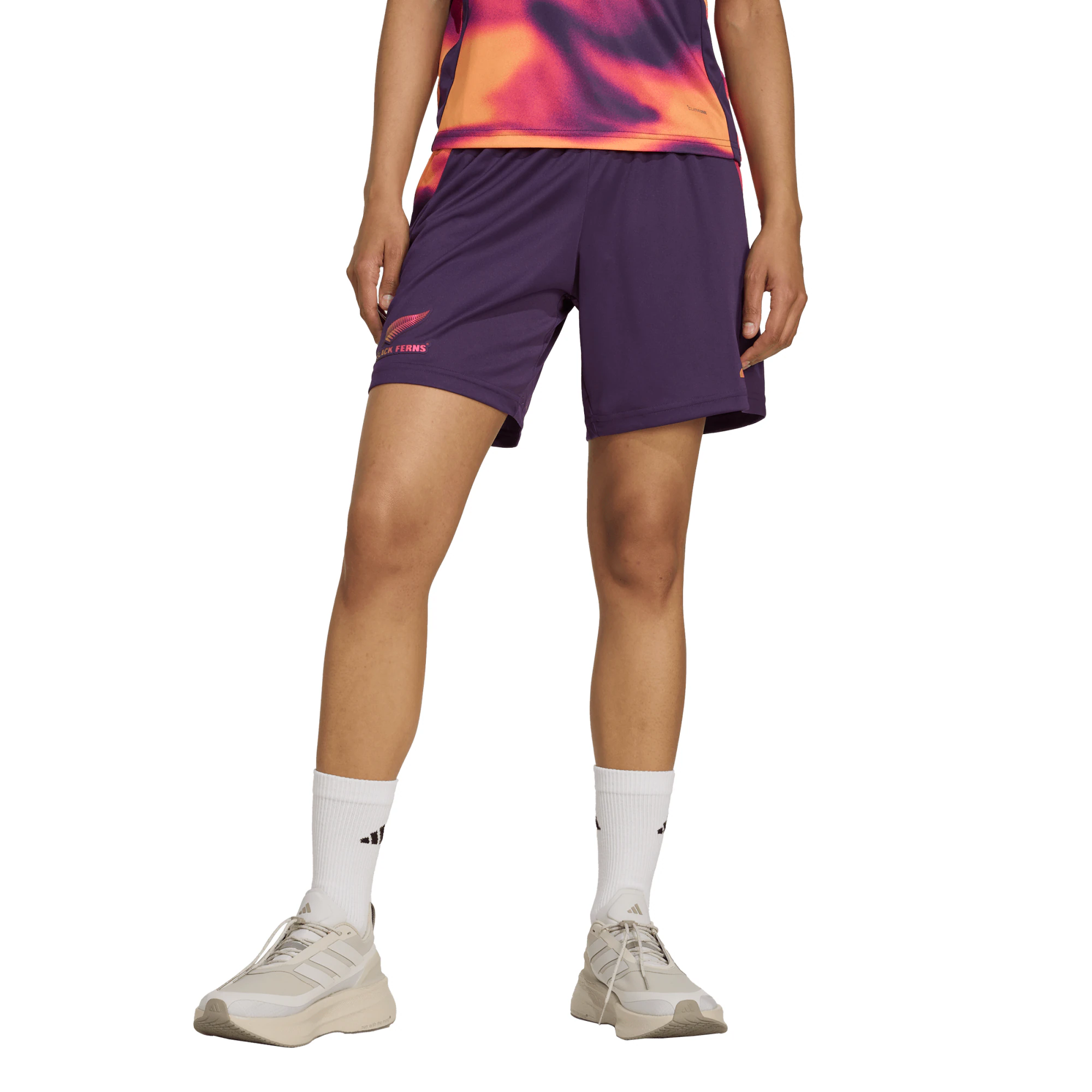 Black Ferns Adidas Gym Short - Womens