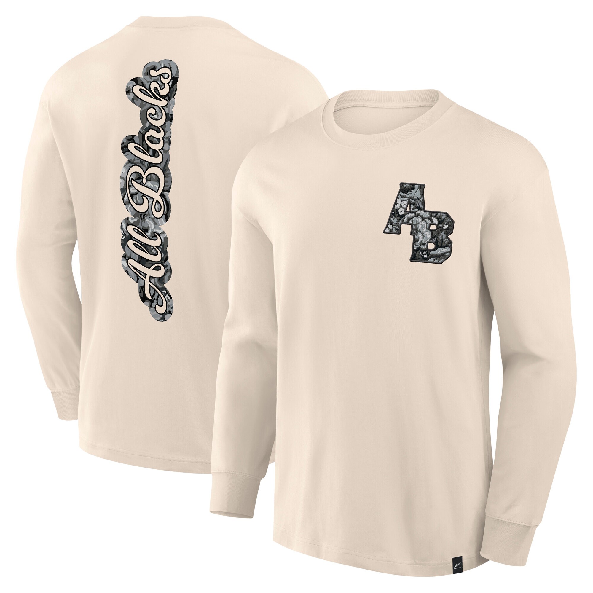 All Blacks Street Long Sleeve T-Shirt - Beige