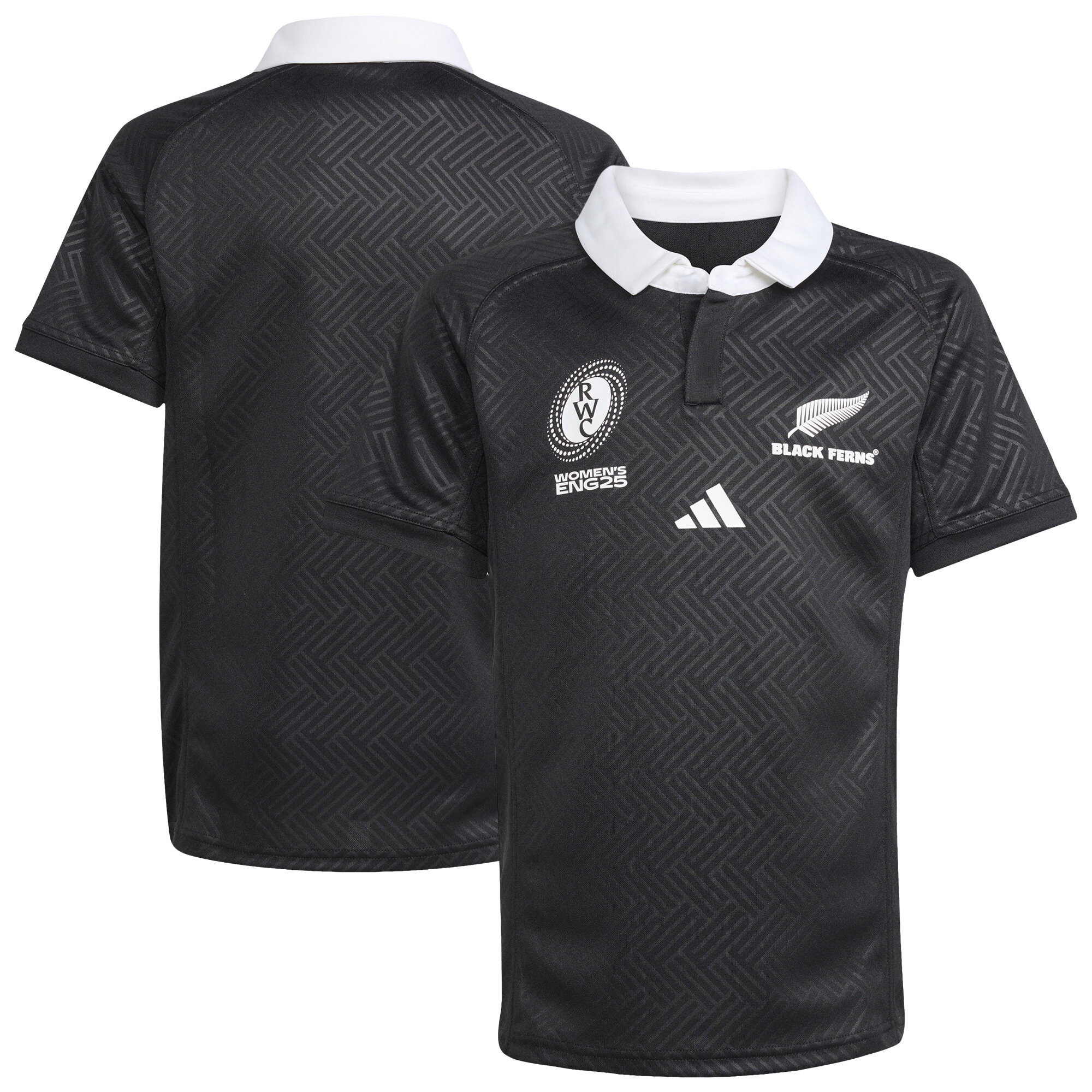 Black Ferns adidas Rugby World Cup Home Jersey - Kids