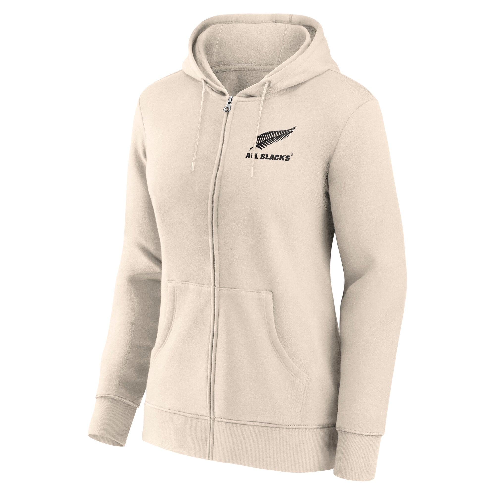 All Blacks Essentials FZ Hoodie - Beige - Womens