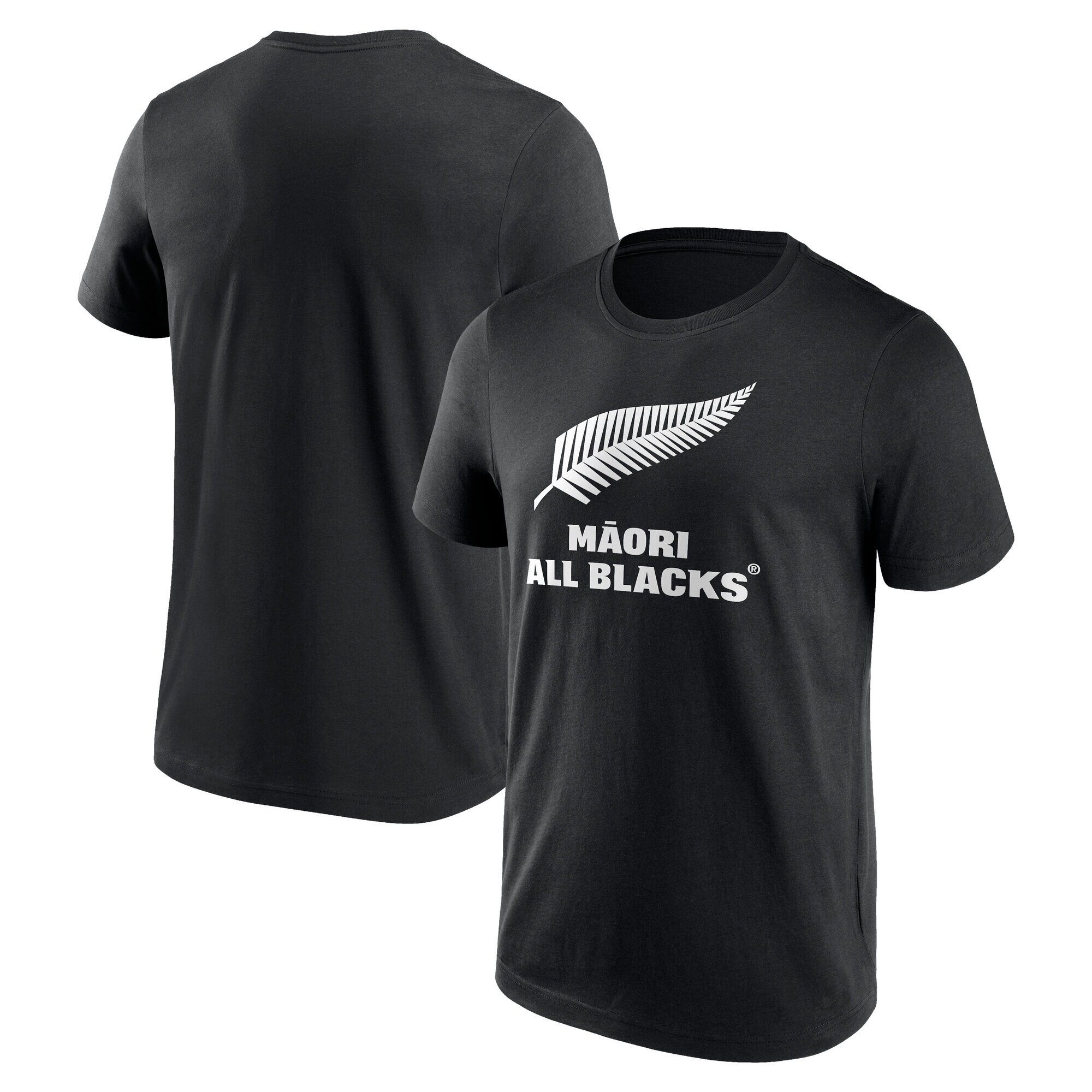 Maori All Blacks Primary Logo Graphic T-Shirt - Black