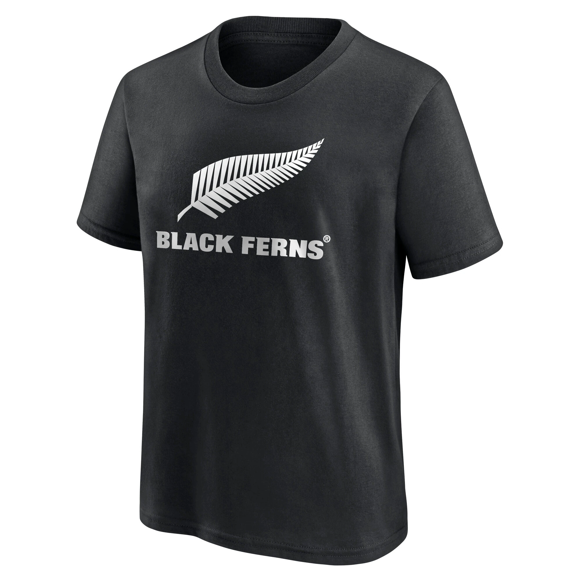 Black Ferns Primary Logo Graphic T-Shirt - Black - Youth