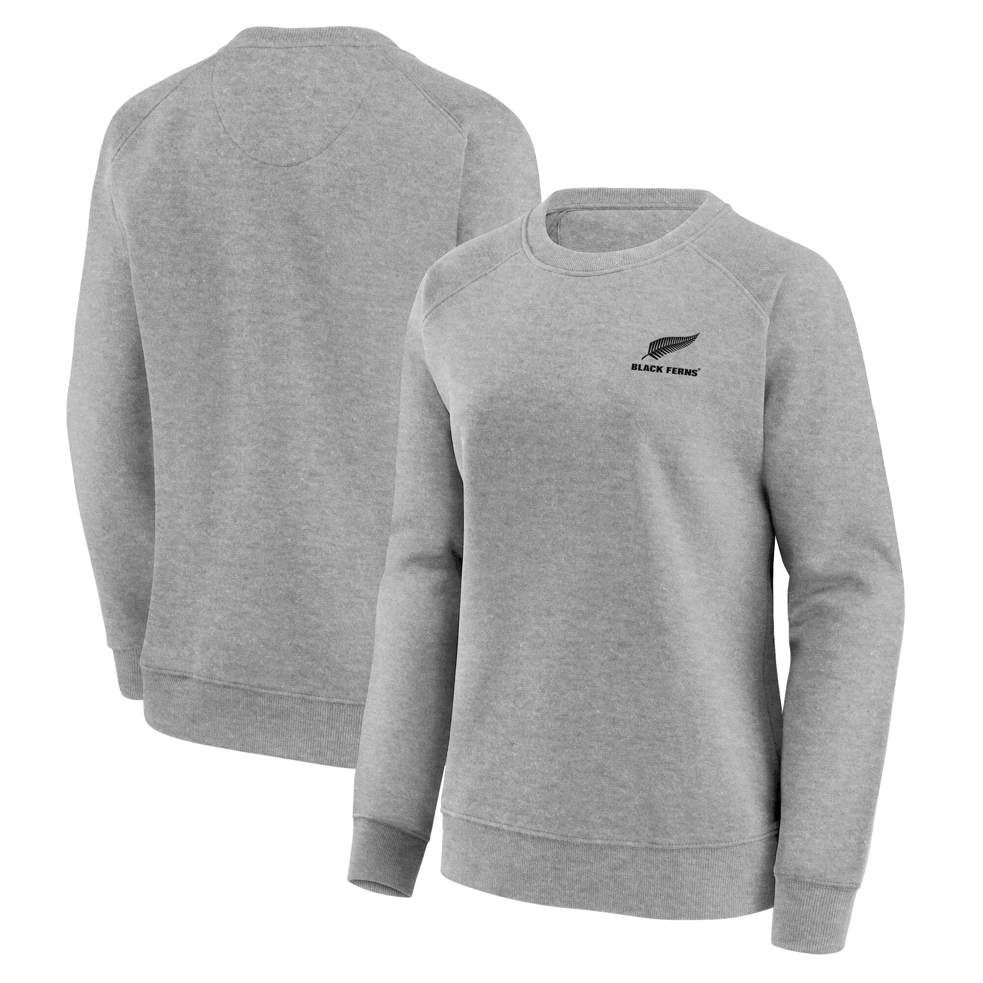 Black Ferns Essentials Crew Sweatshirt - Sports Grey - Womens
