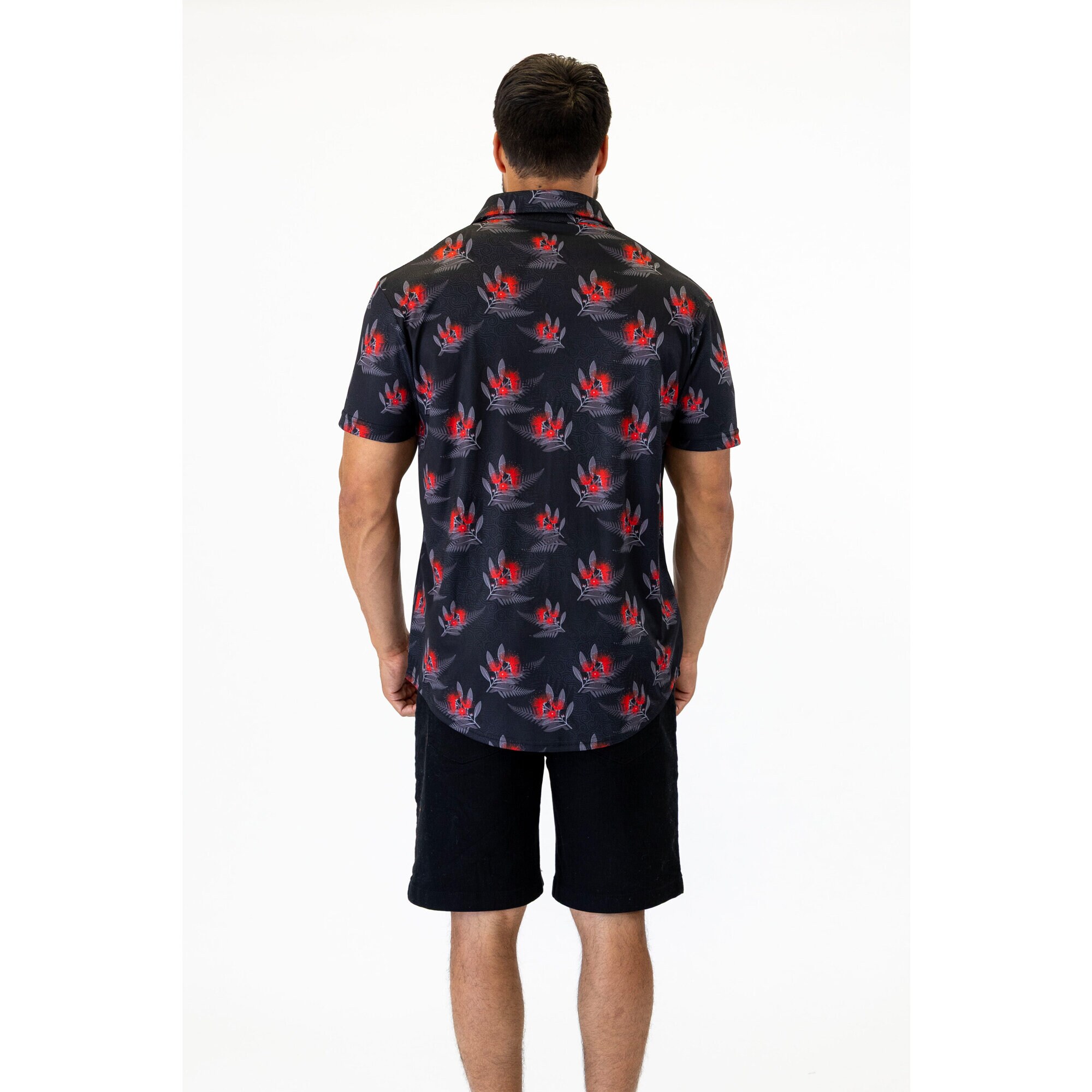 All Blacks Pohutukawa Hawaiian Shirt