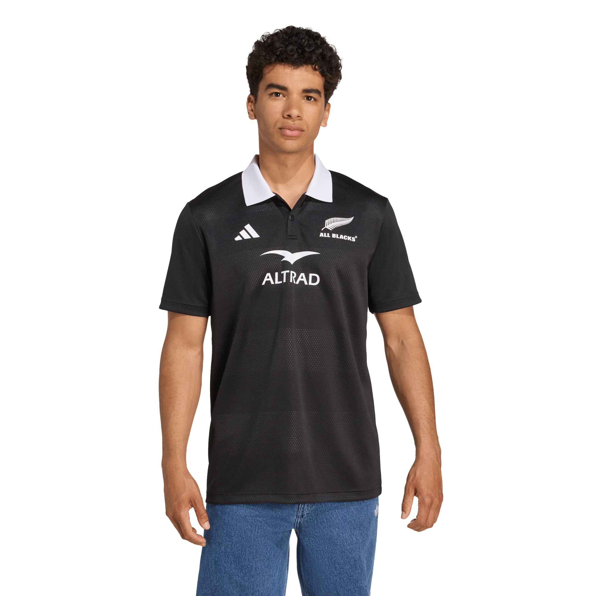All Blacks Adidas Supporter Polo