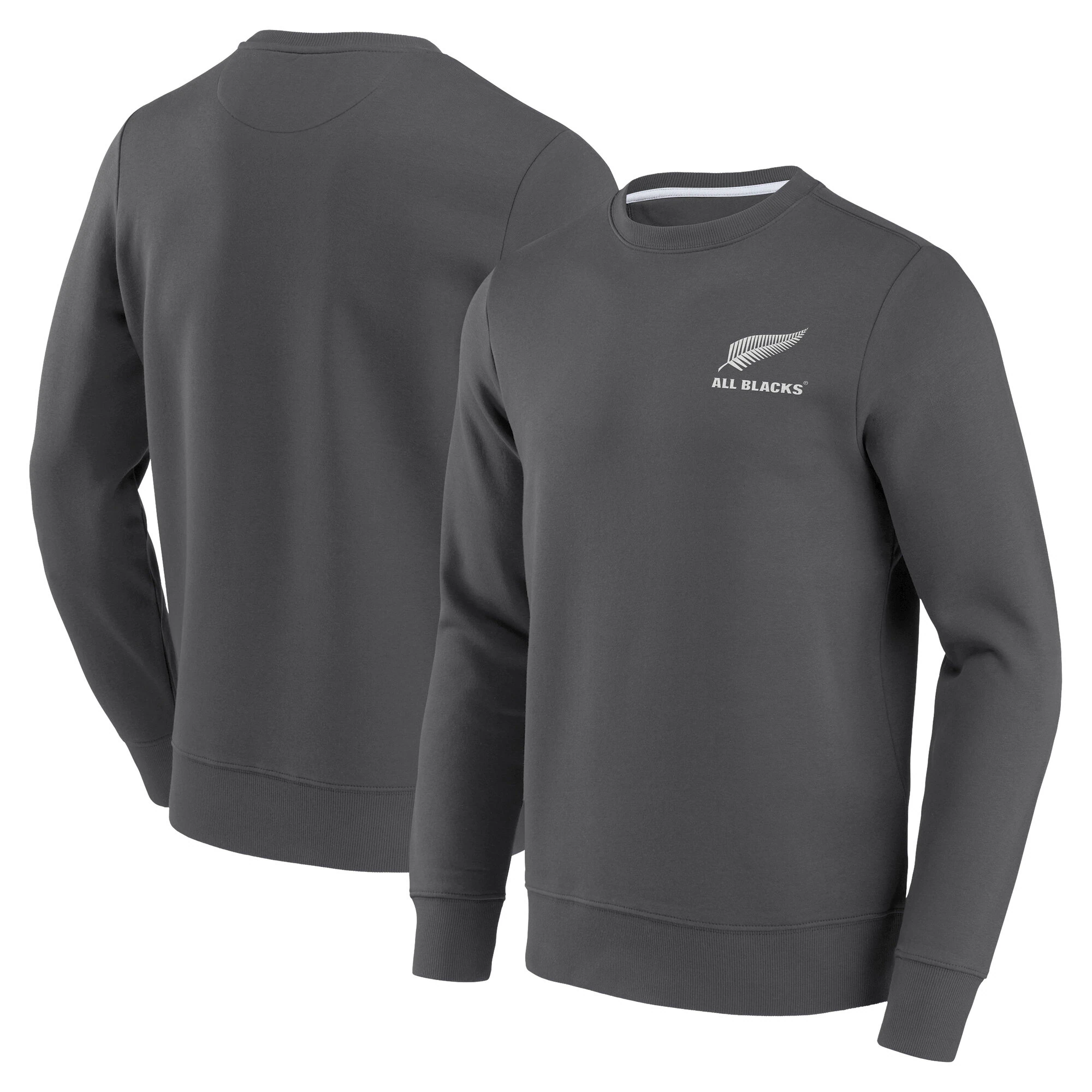 All Blacks Essentials Crew Sweatshirt - Charcoal Grey
