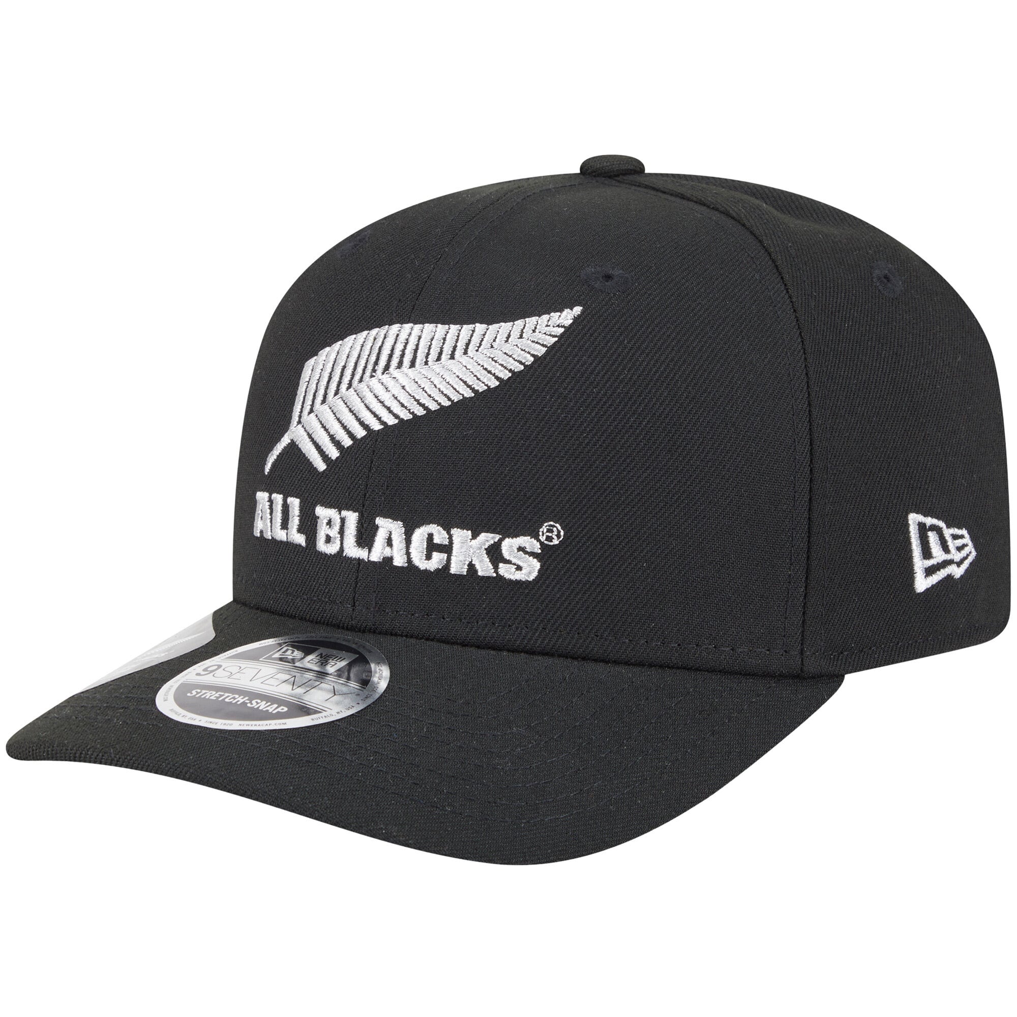 All Blacks New Era Metallic Silver 9Seventy Stretch Snap Cap