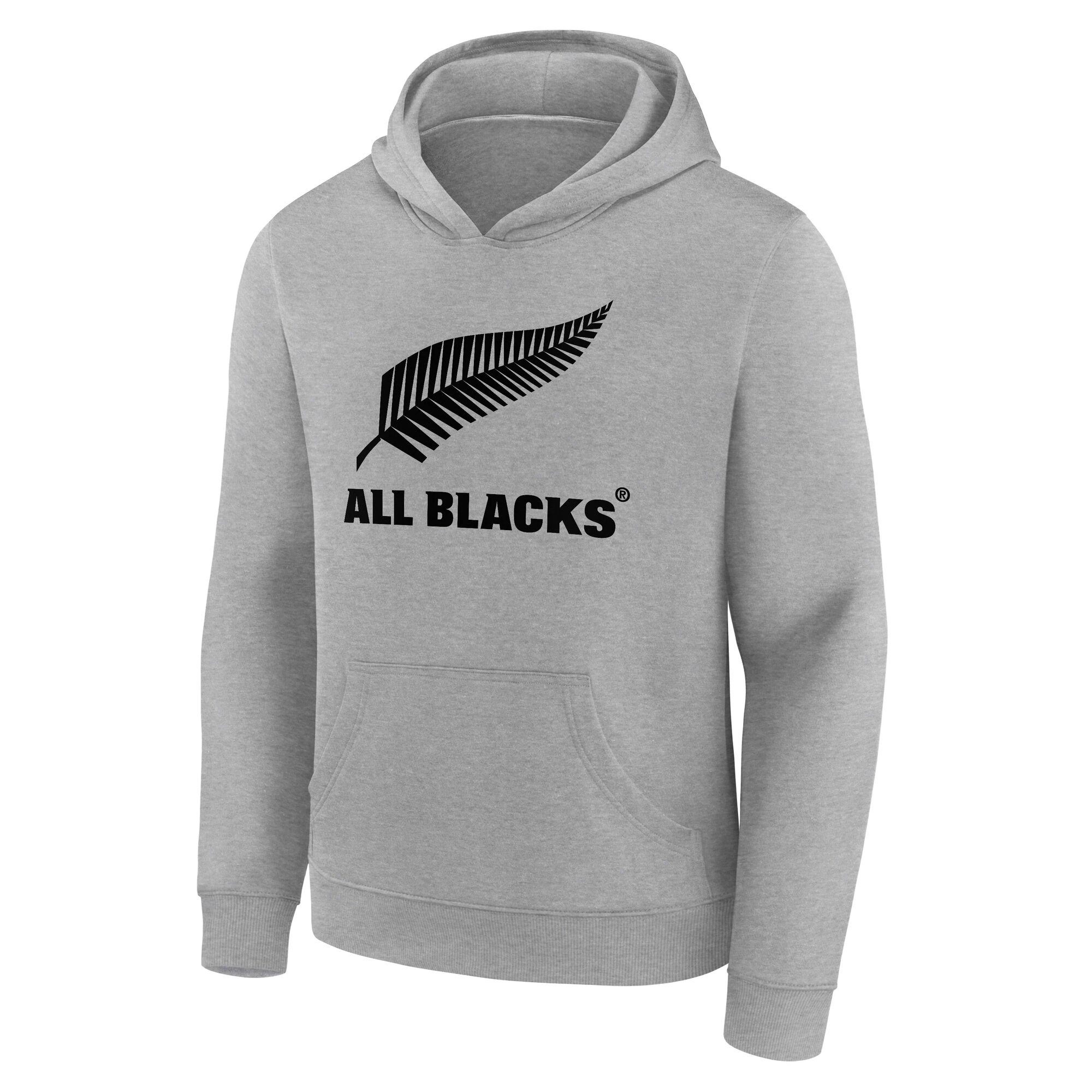 All Blacks Primary Logo Graphic Hoodie - Sports Grey - Youth