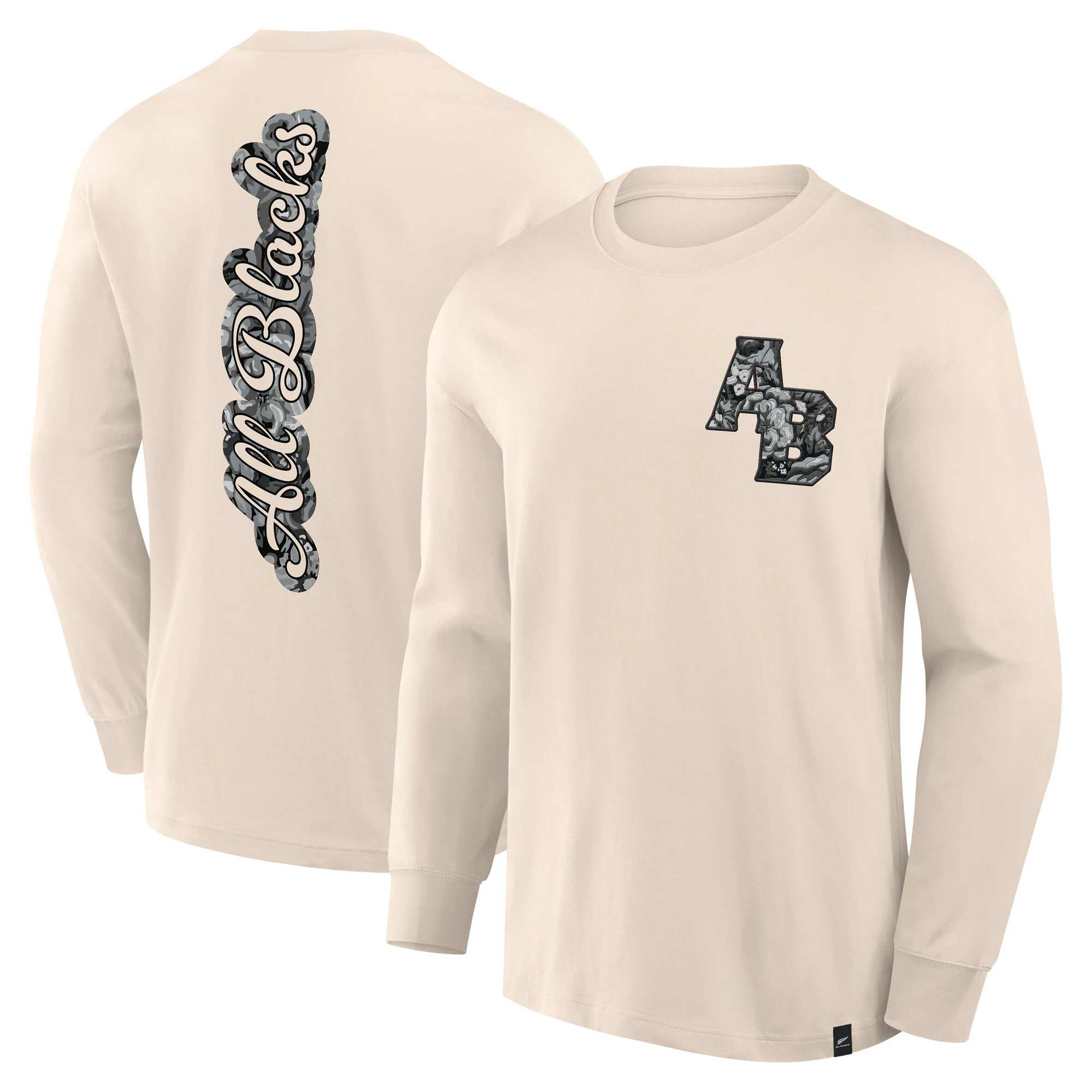 All Blacks Street Long Sleeve T-Shirt - Beige